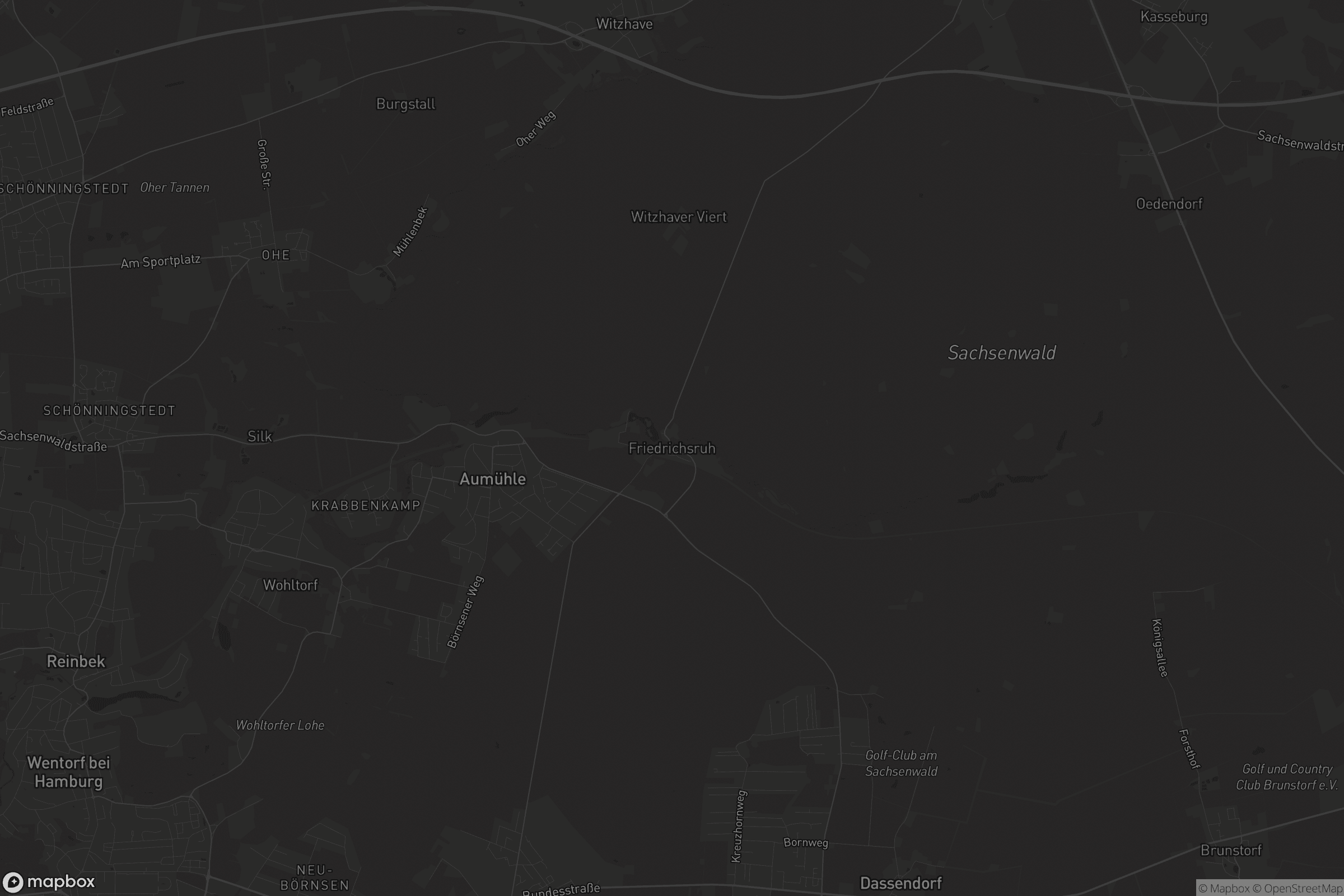 Karte von Friedrichsruh