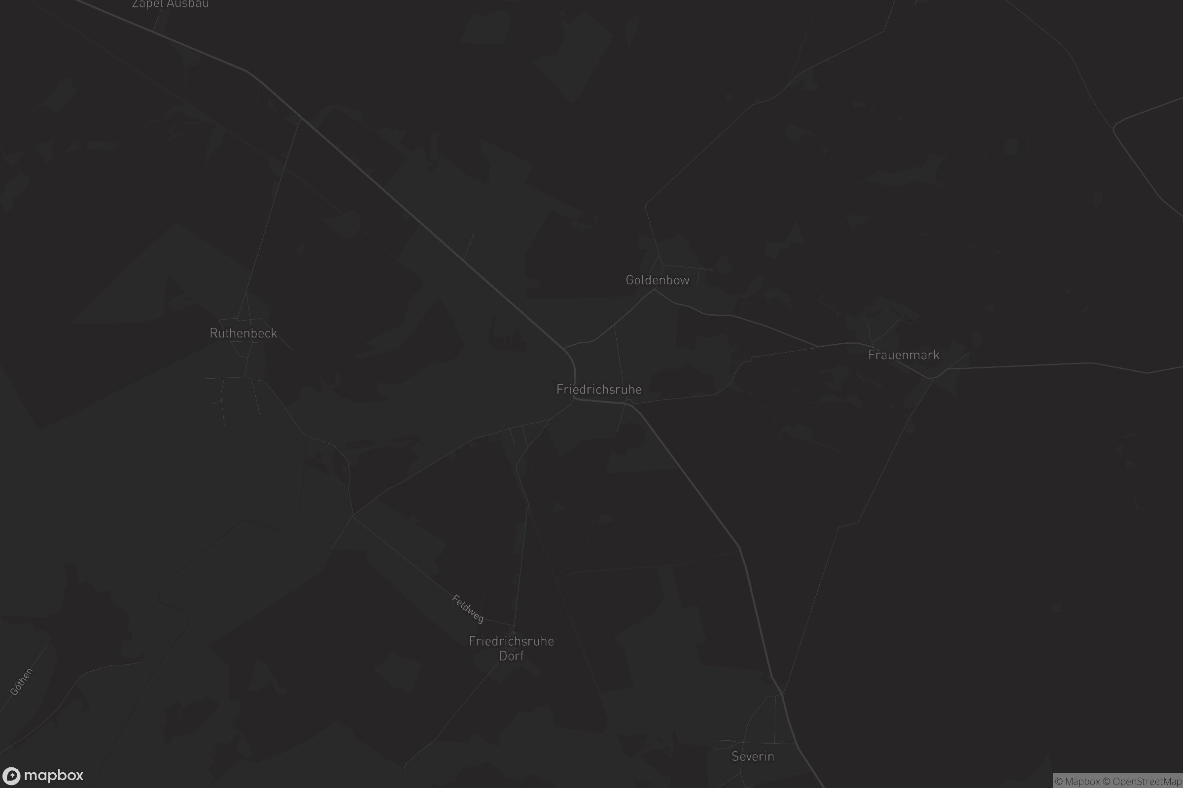 Karte von Friedrichsruhe