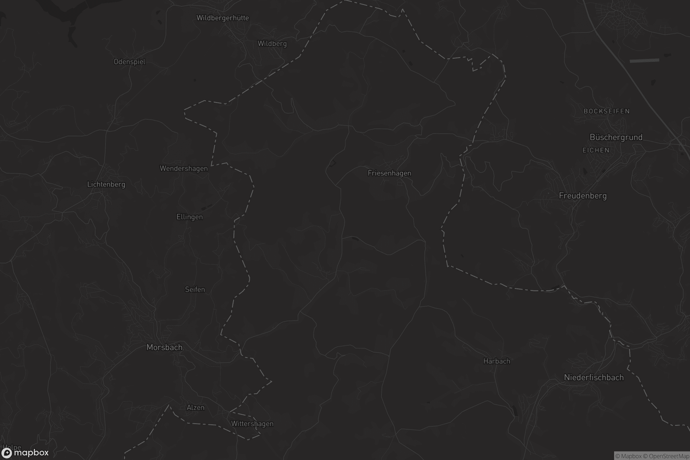 Karte von Friesenhagen