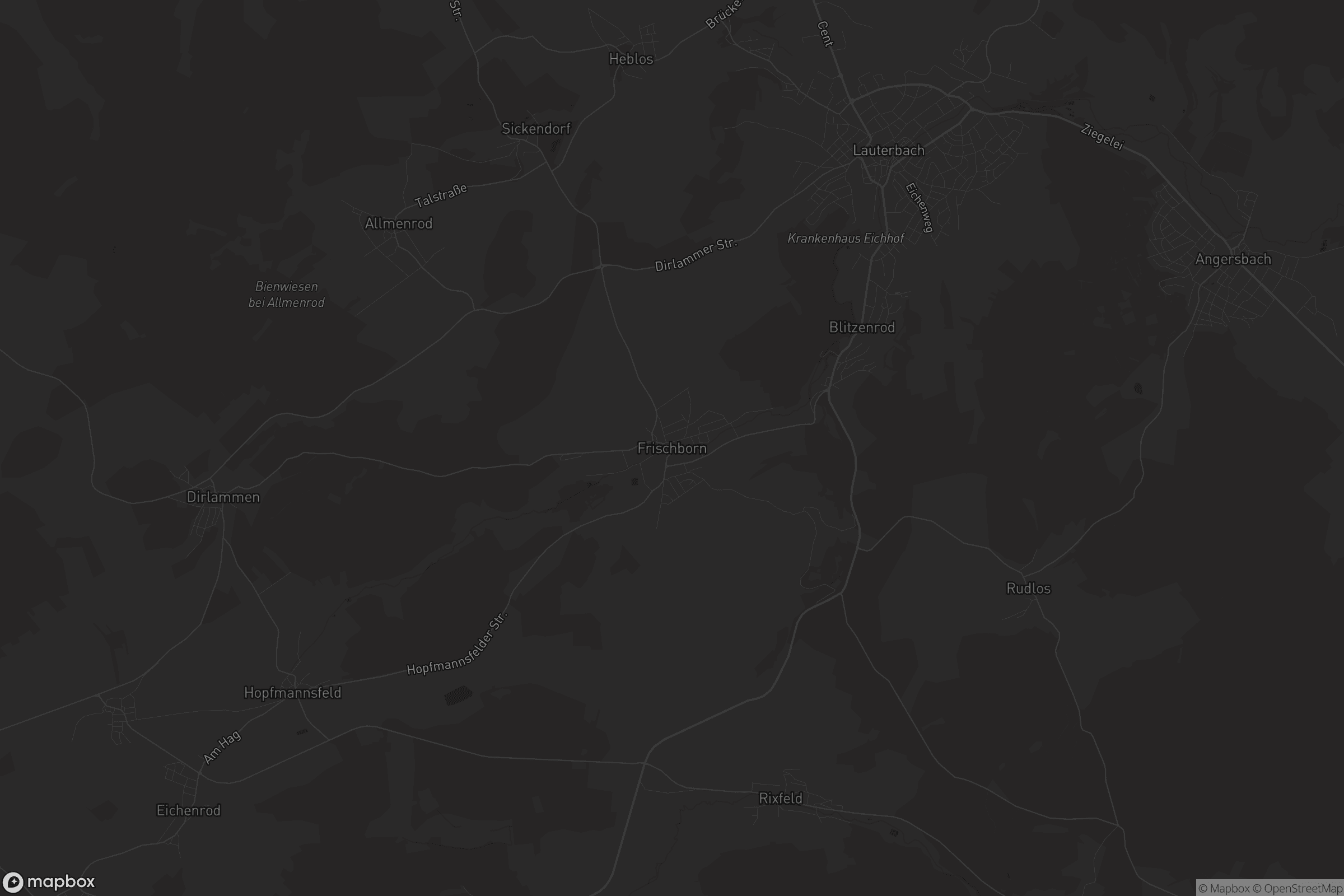 Karte von Frischborn