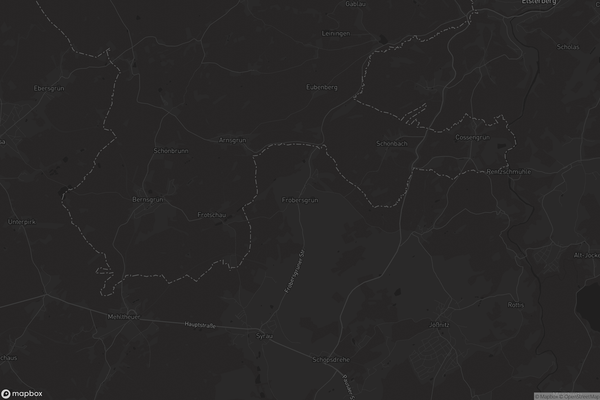 Karte von Fröbersgrün