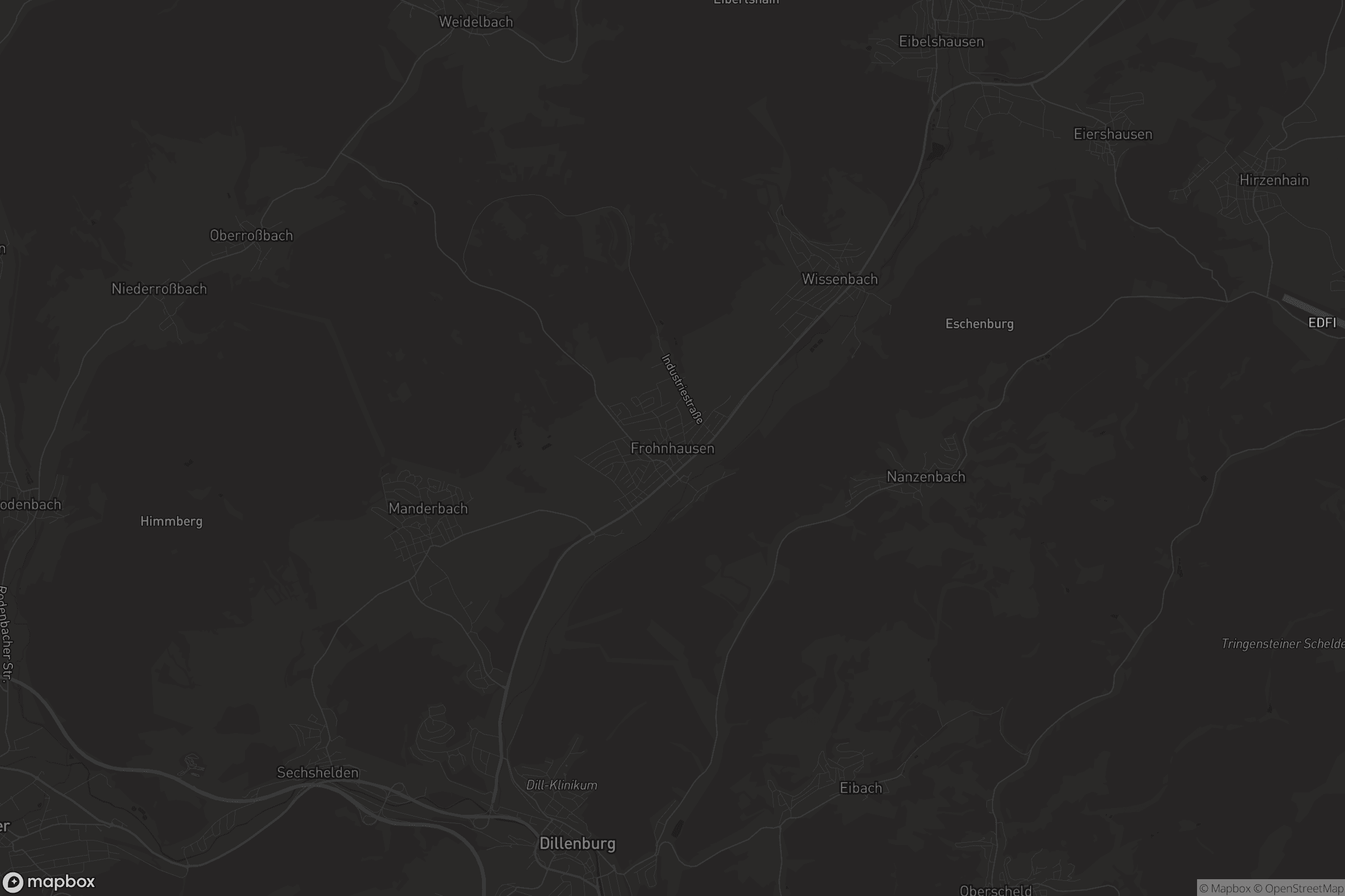 Karte von Frohnhausen