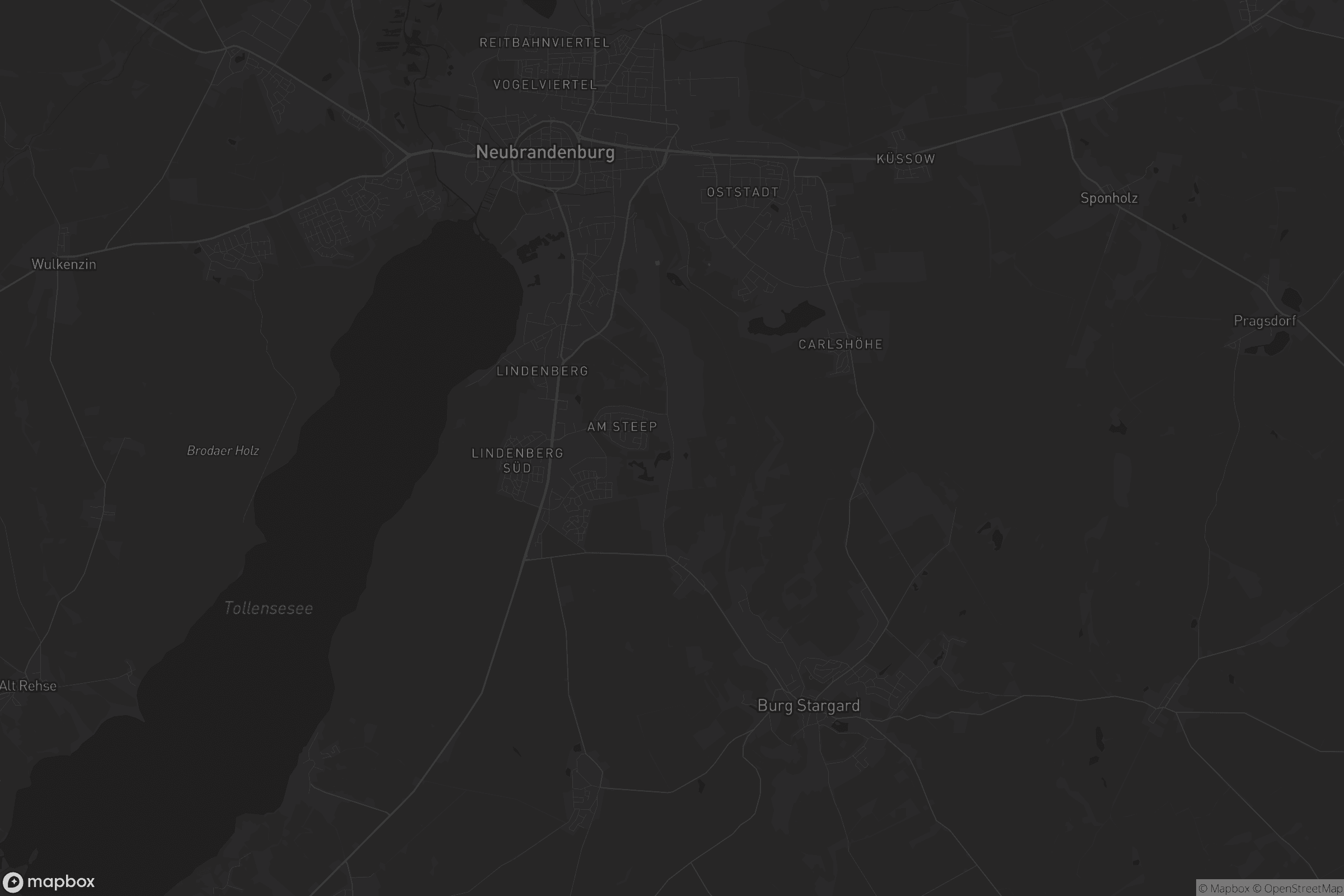 Karte von Fünfeichen