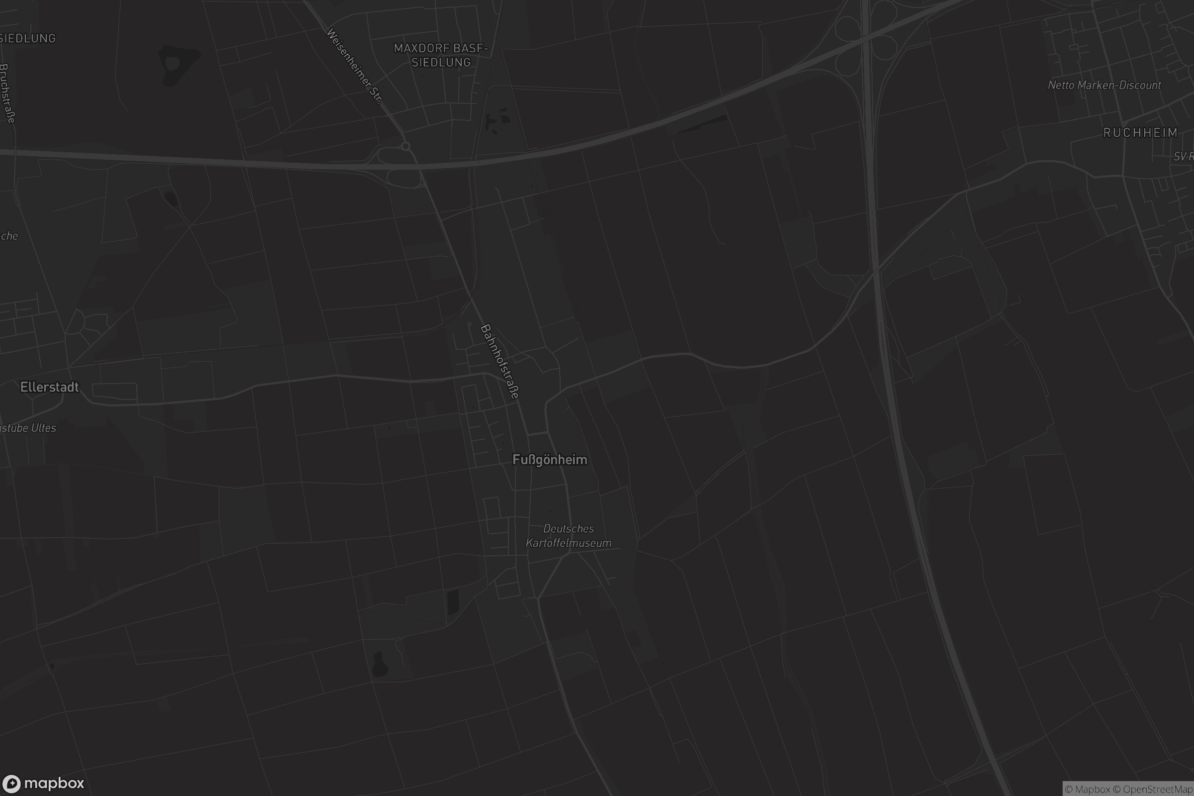 Karte von Fußgönheim