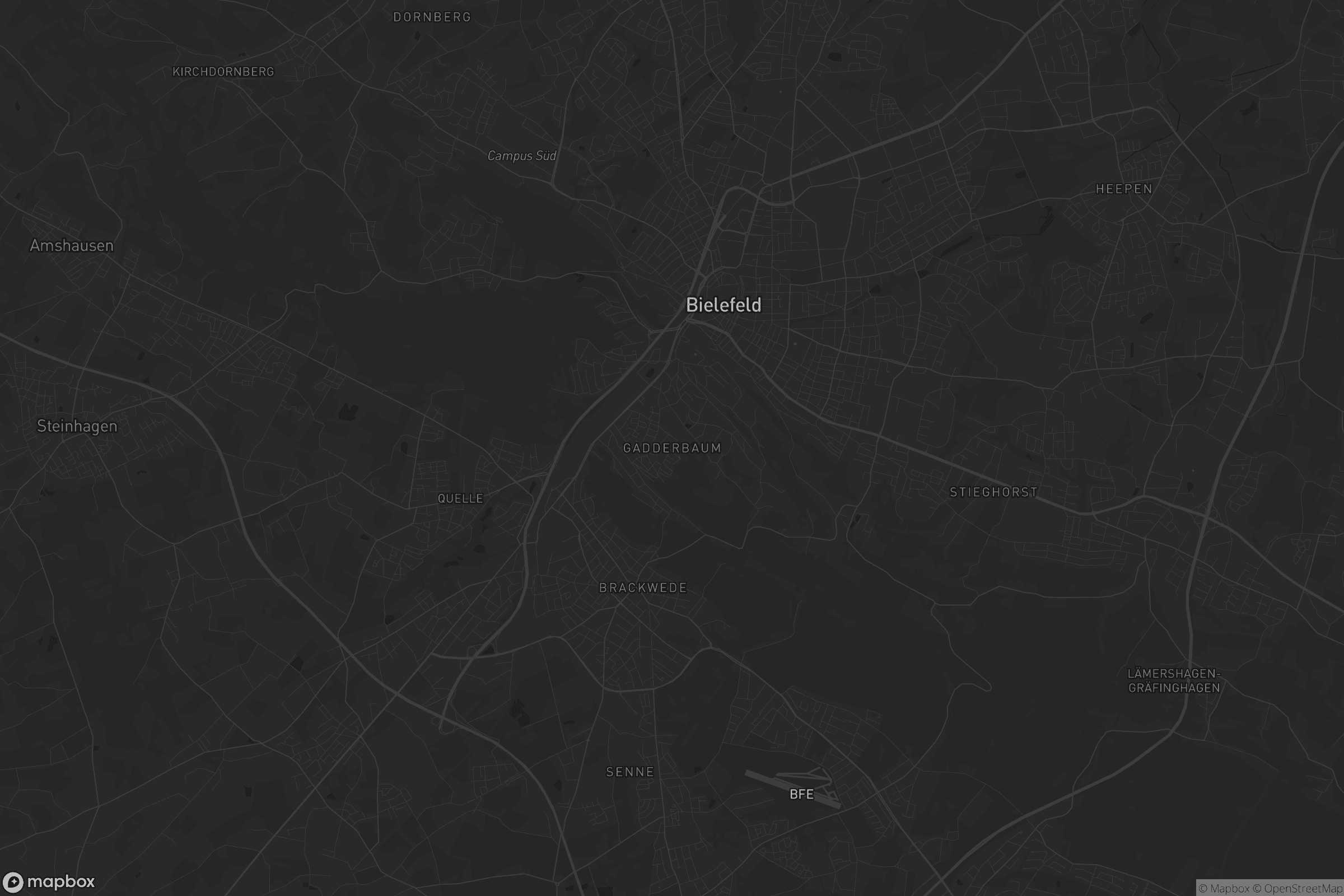 Karte von Gadderbaum