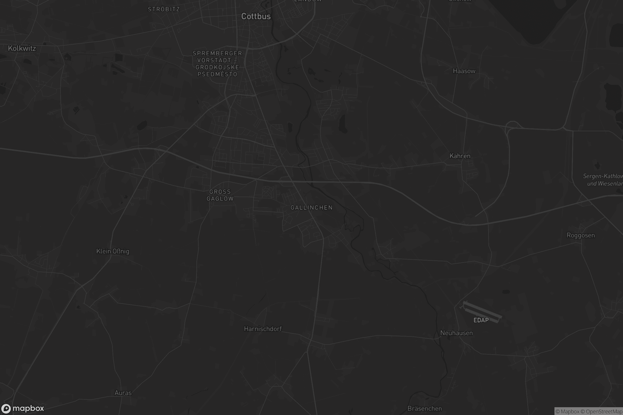 Karte von Gallinchen - Gołynk