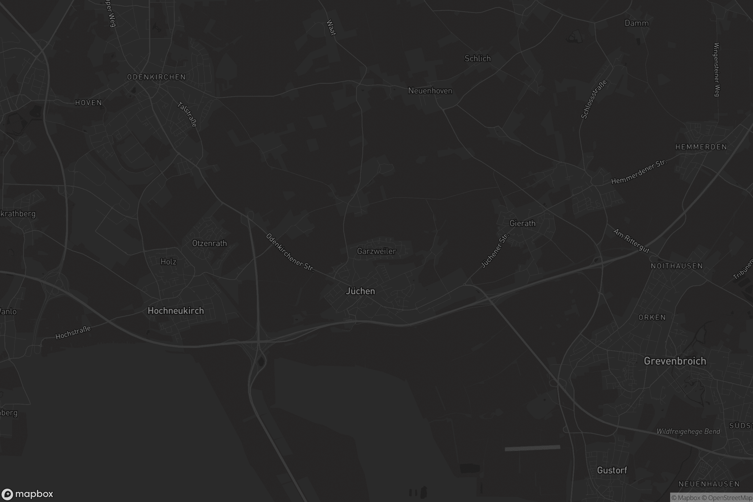 Karte von Garzweiler