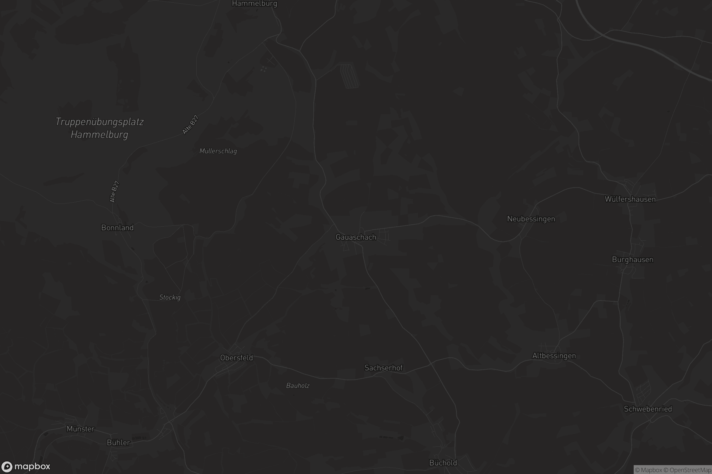 Karte von Gauaschach