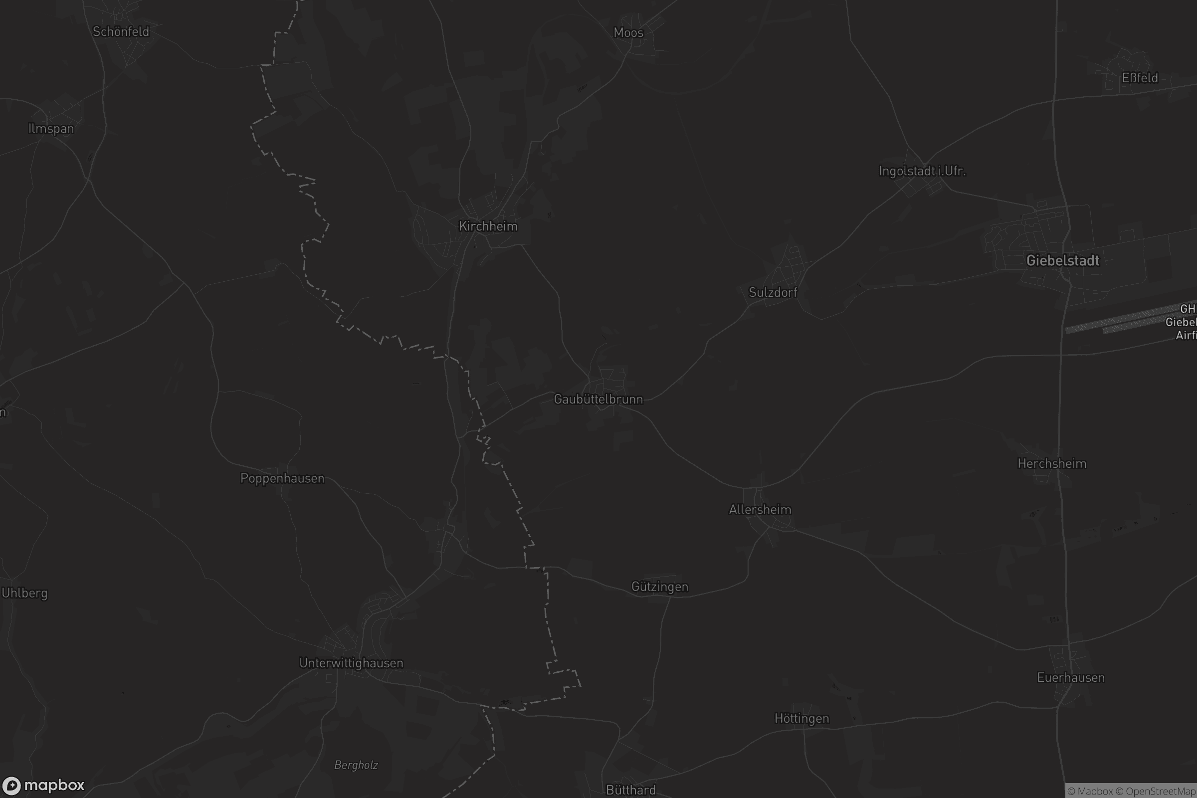 Karte von Gaubüttelbrunn