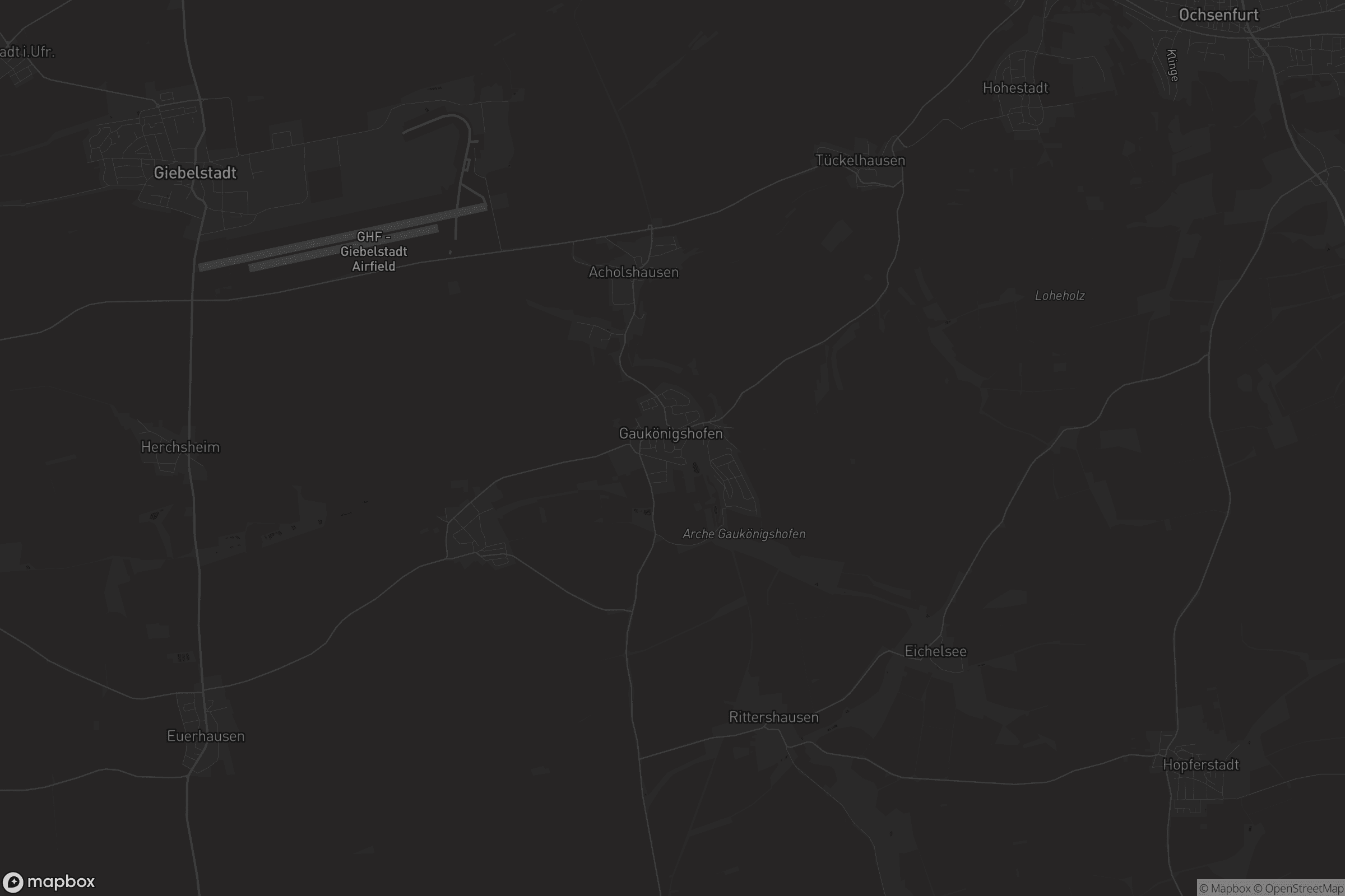 Karte von Gaukönigshofen