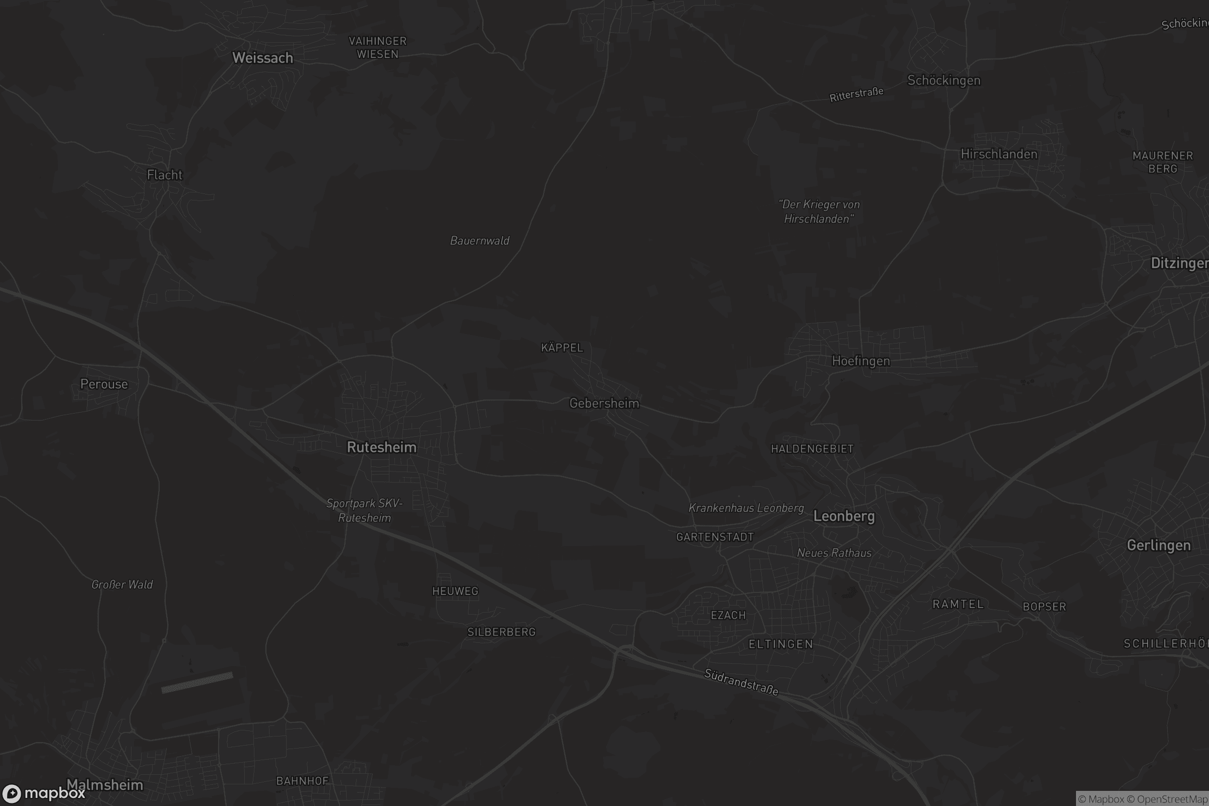 Karte von Gebersheim