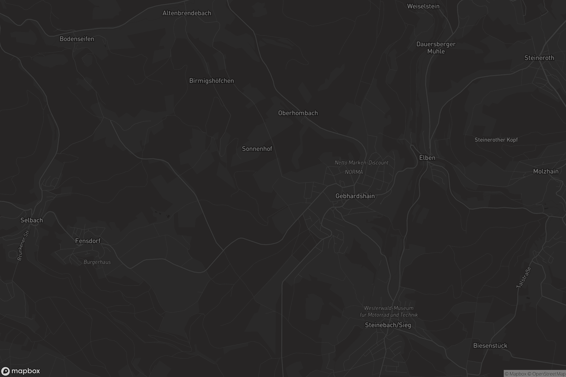 Karte von Gebhardshain