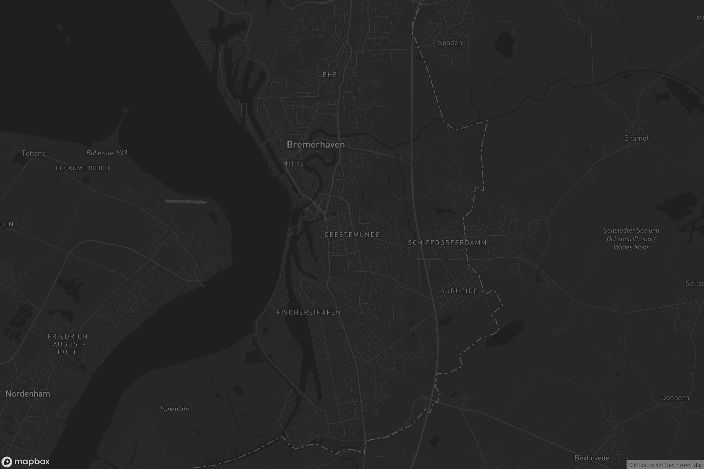 Karte von Geestemünde