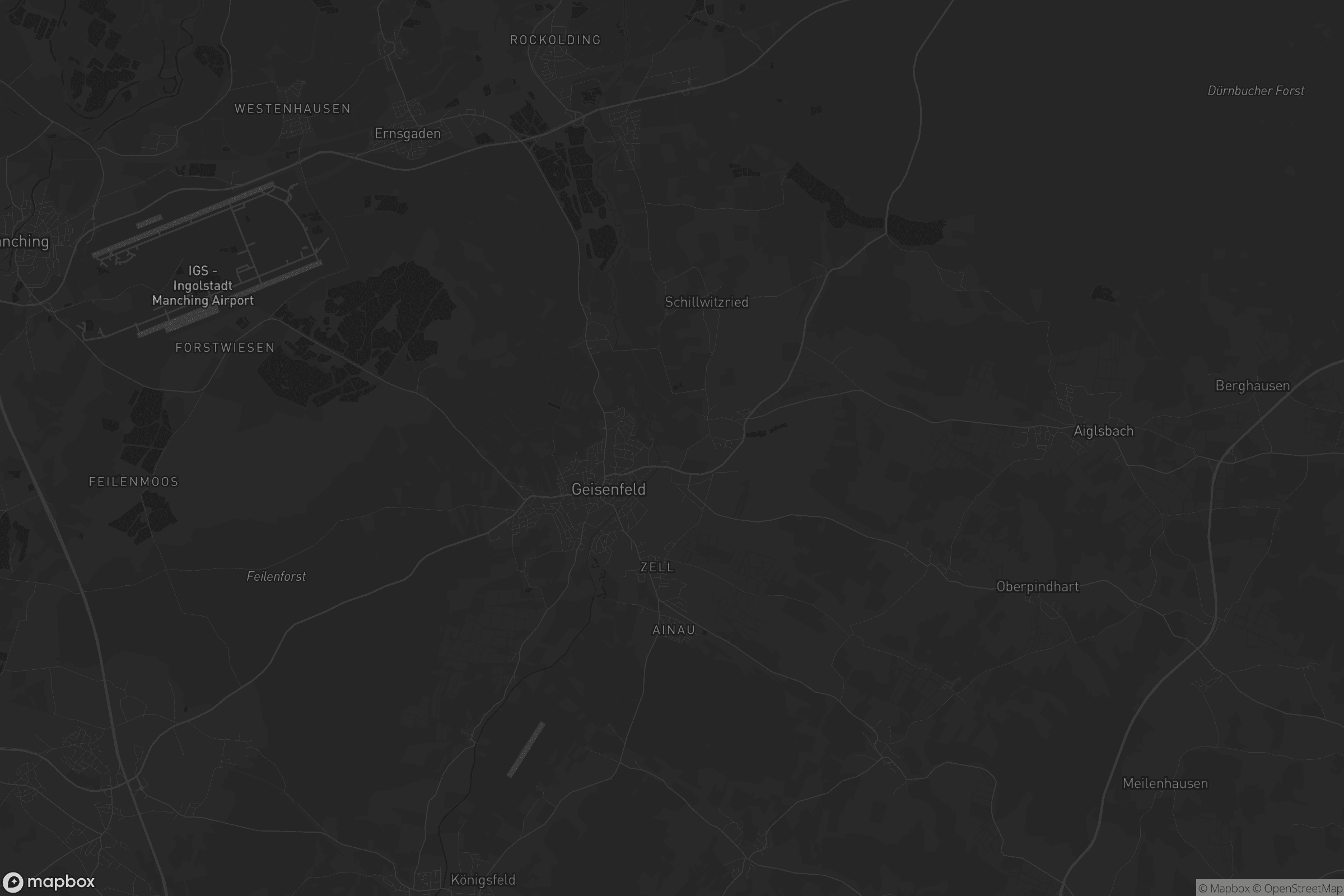 Karte von Geisenfeld