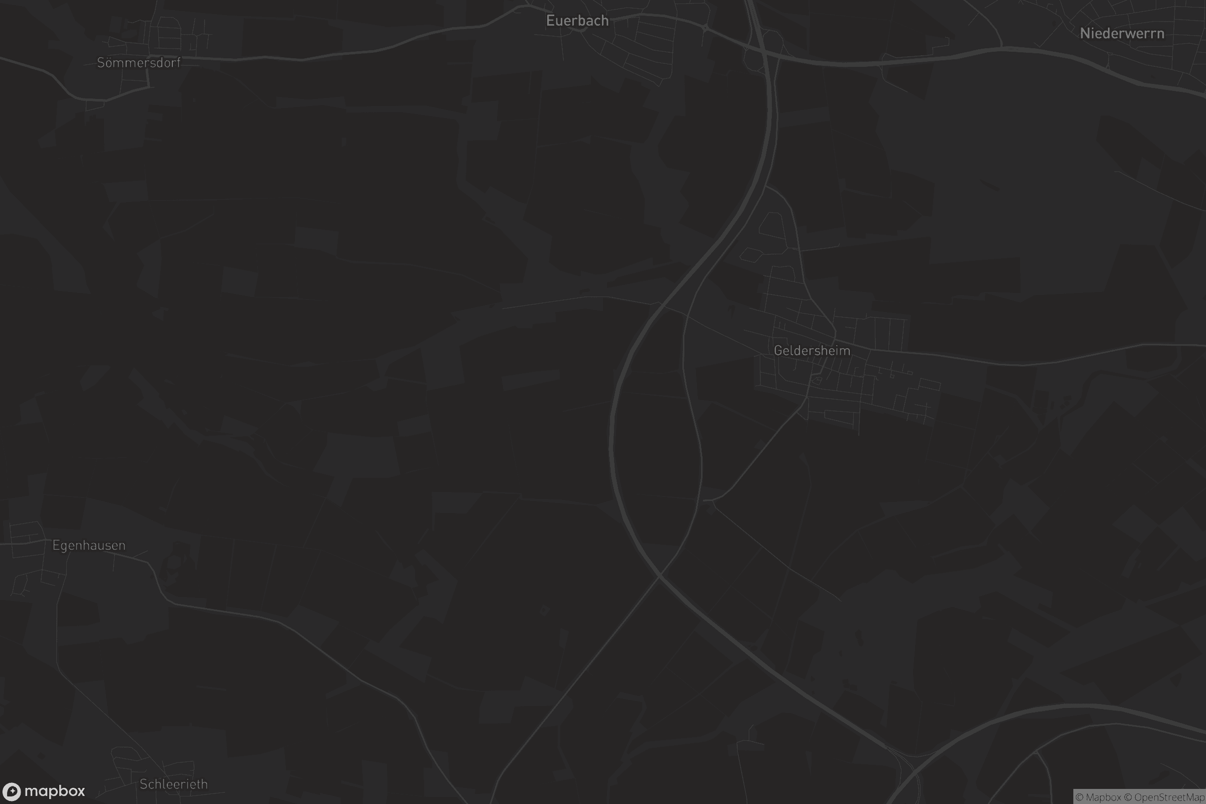 Karte von Geldersheim