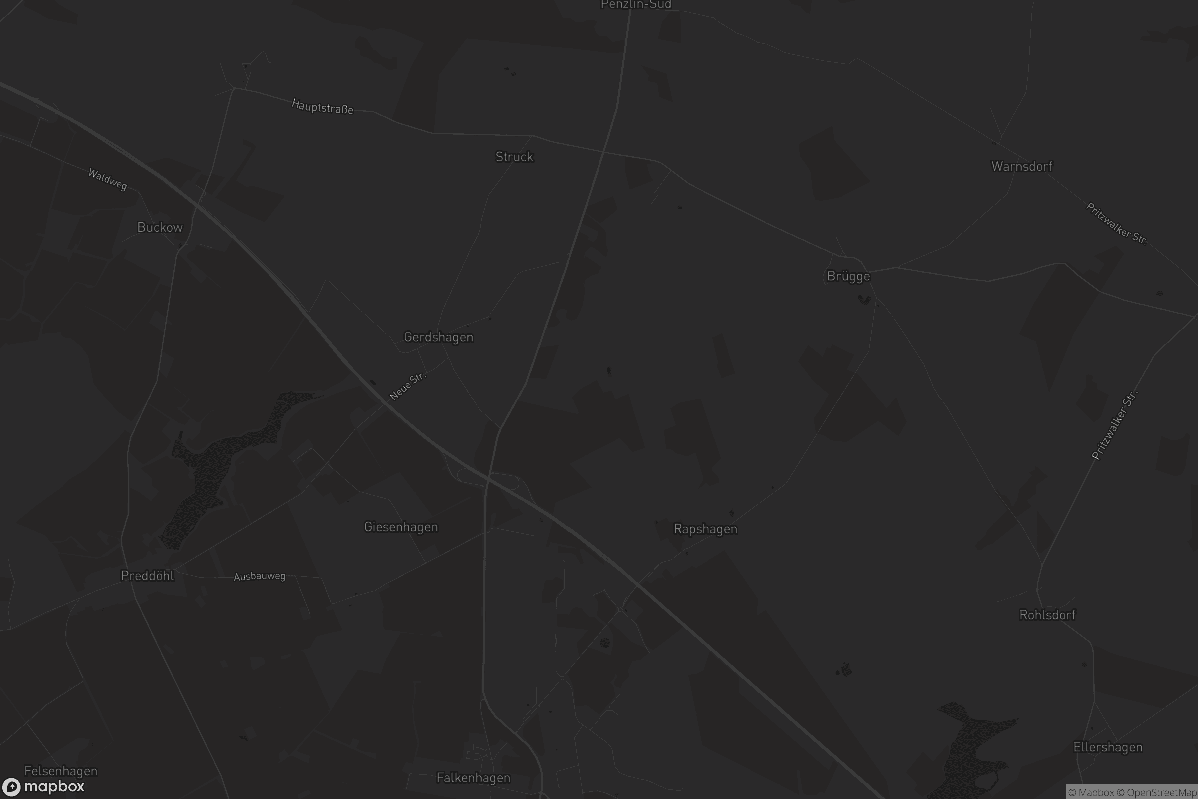 Karte von Gerdshagen