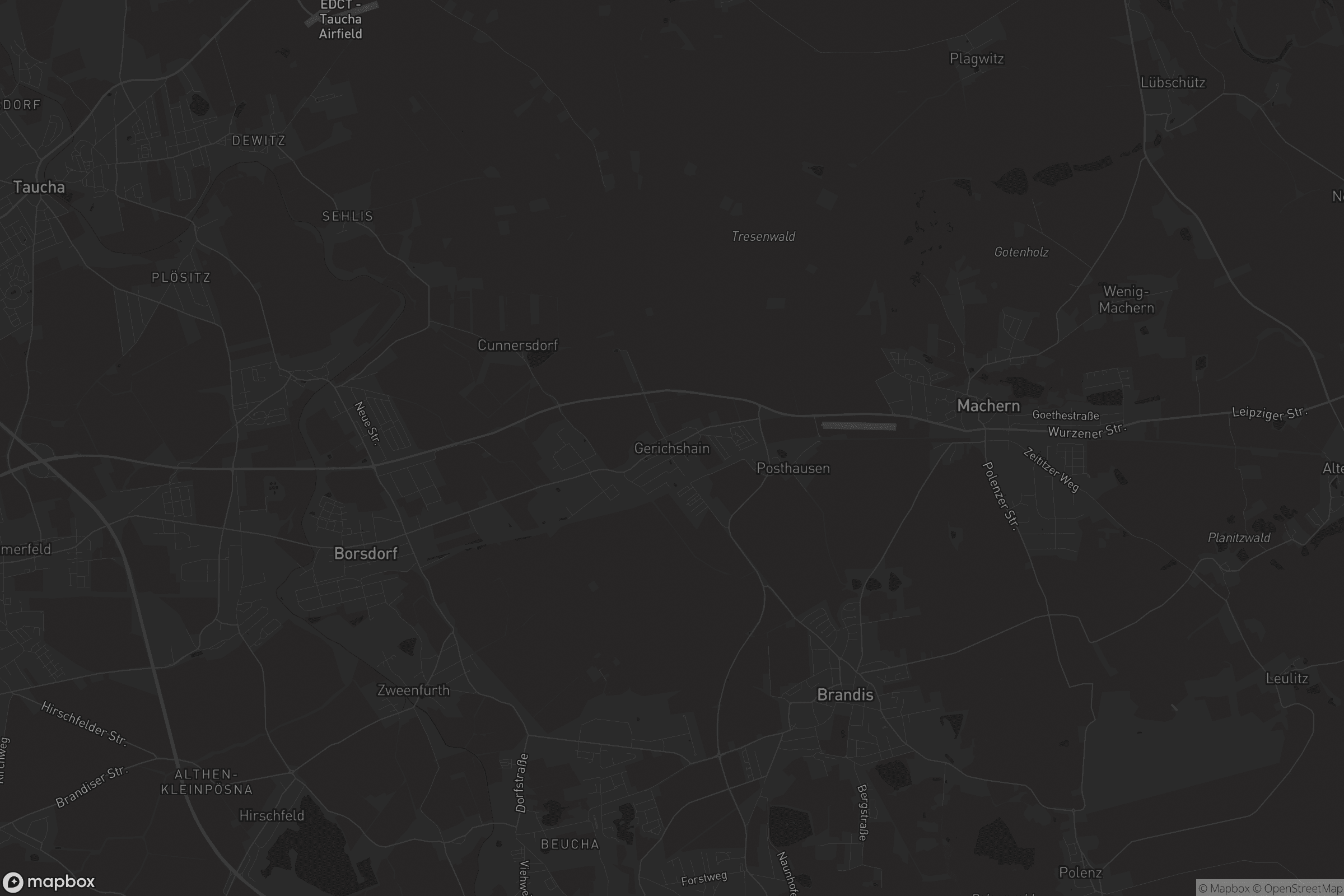 Karte von Gerichshain