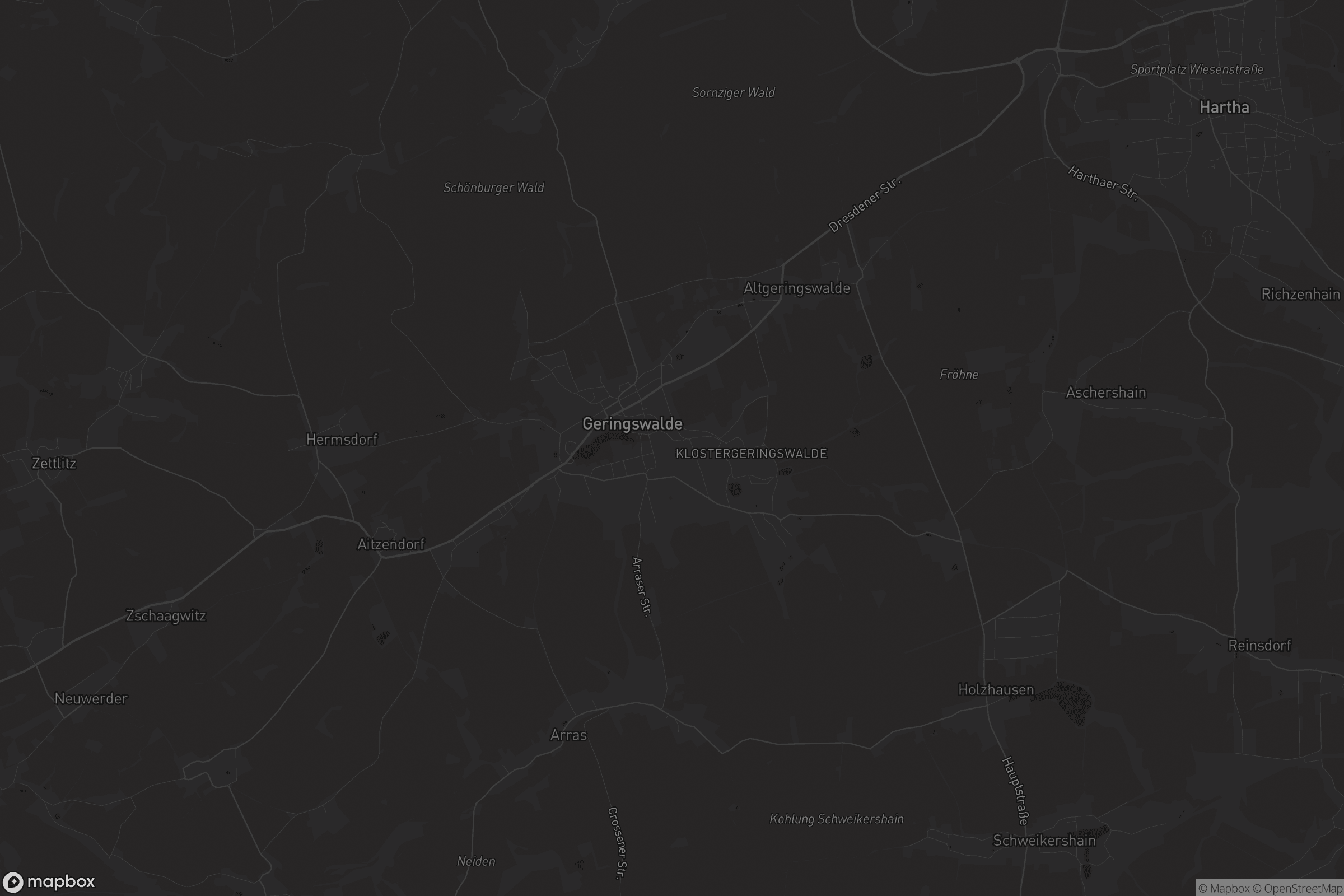 Karte von Geringswalde