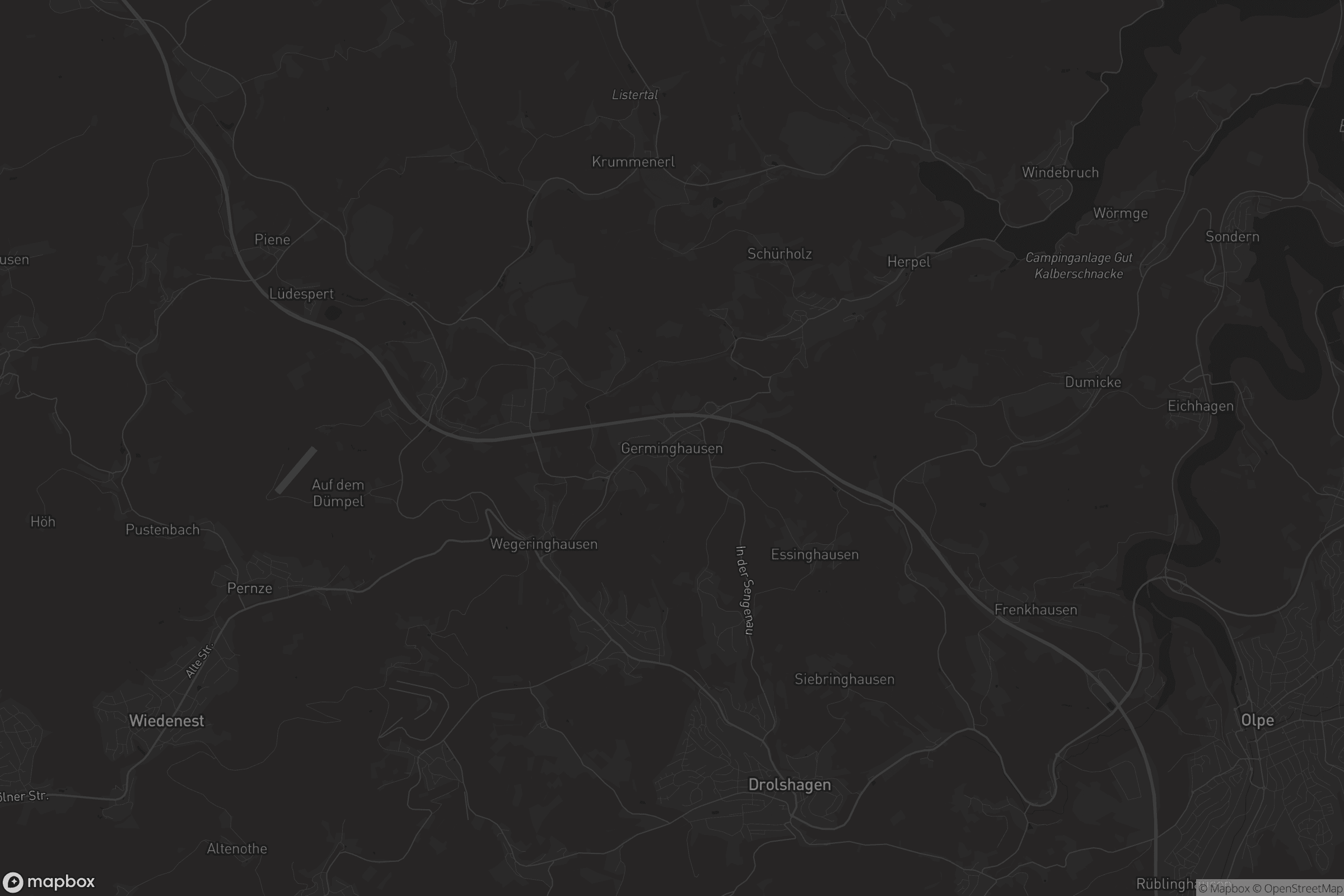 Karte von Germinghausen