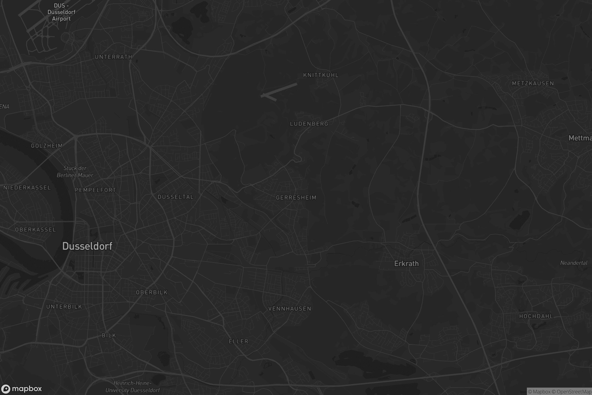 Karte von Gerresheim