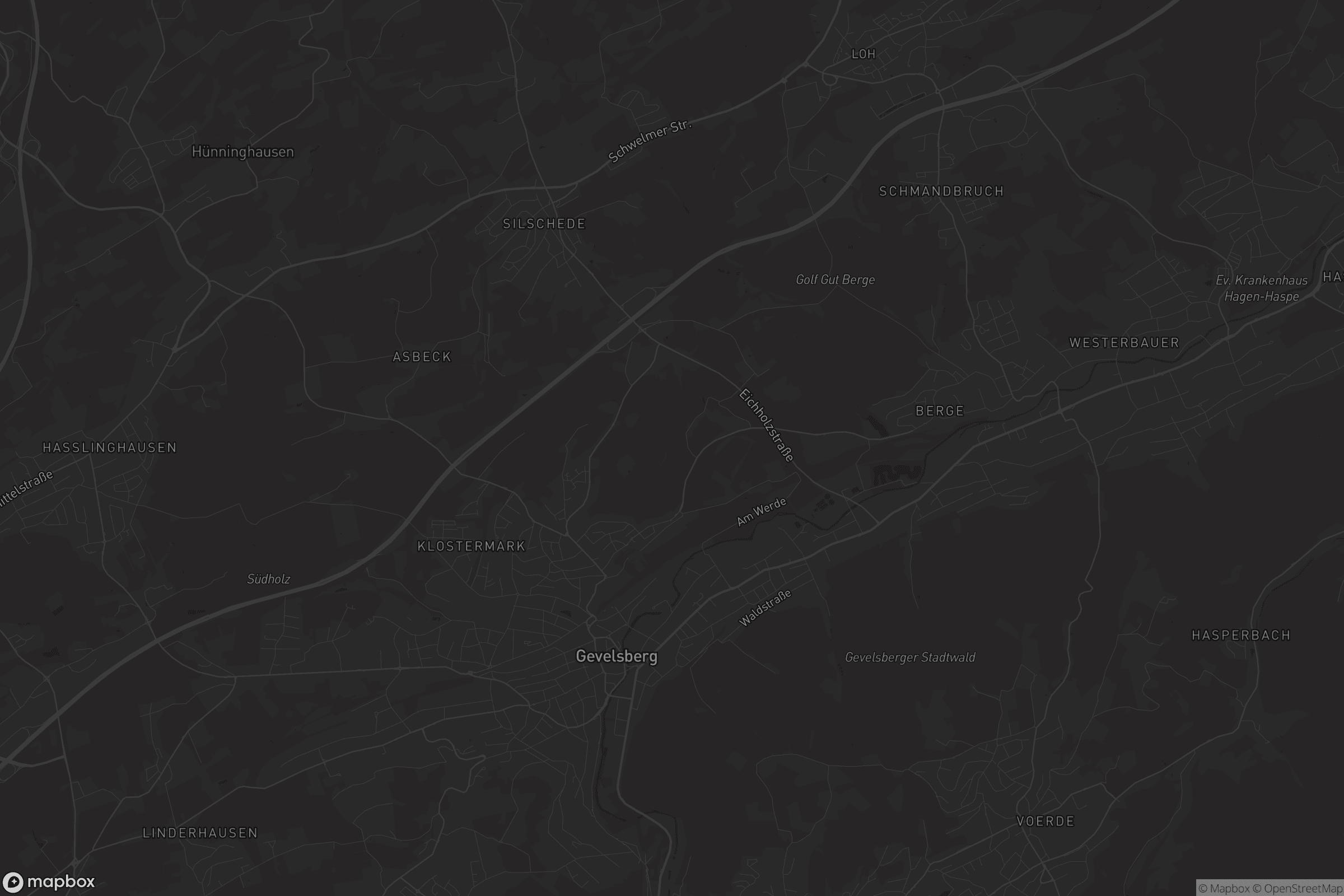 Karte von Gevelsberg