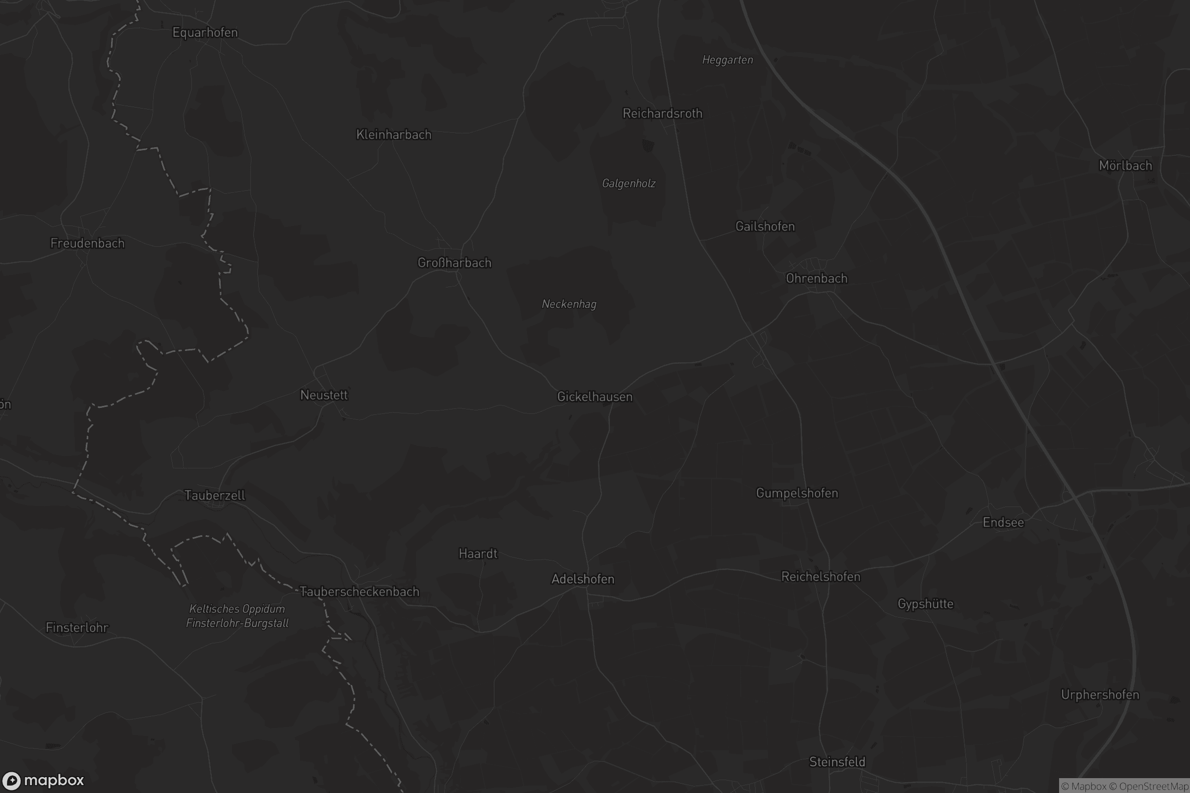 Karte von Gickelhausen