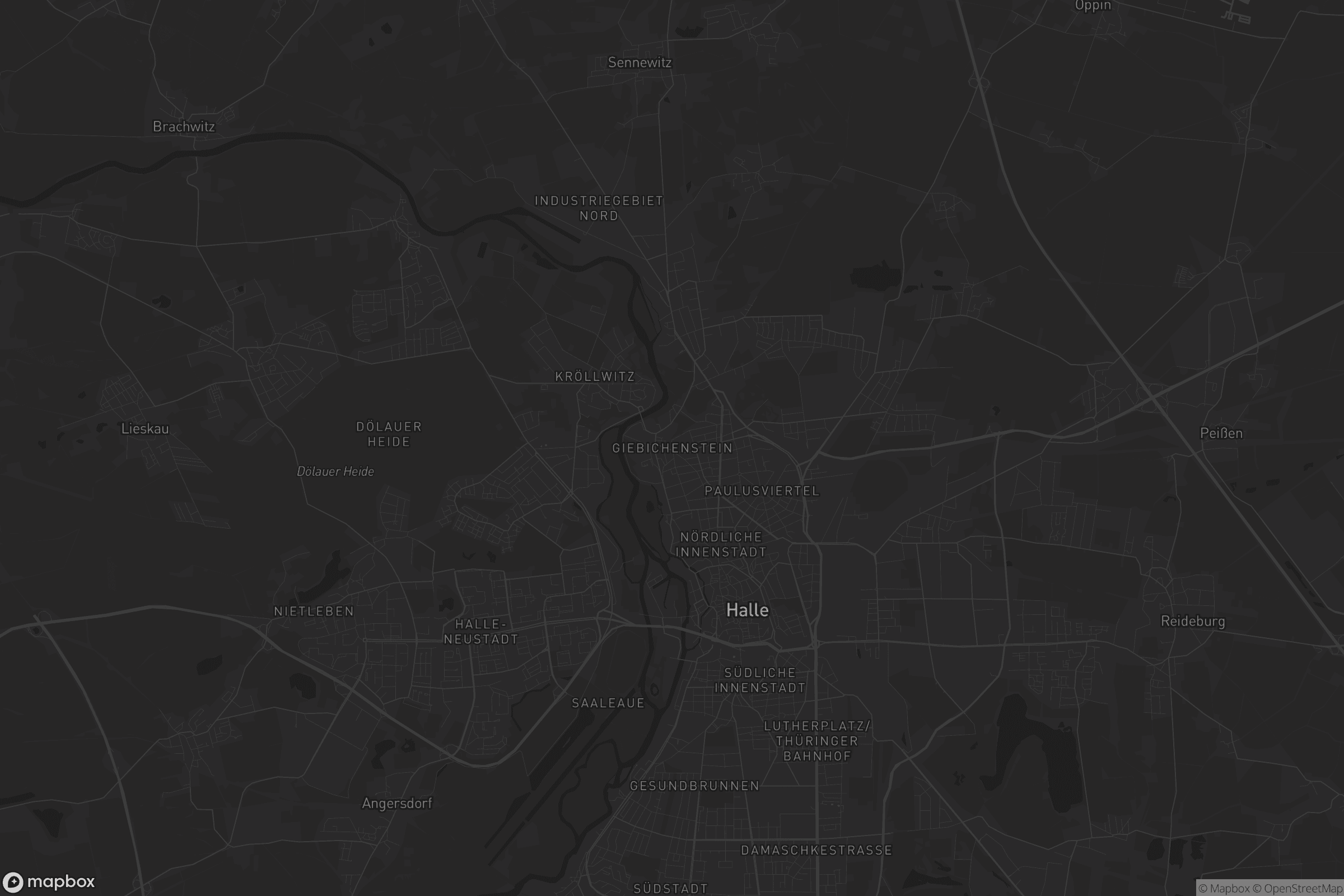 Karte von Giebichenstein