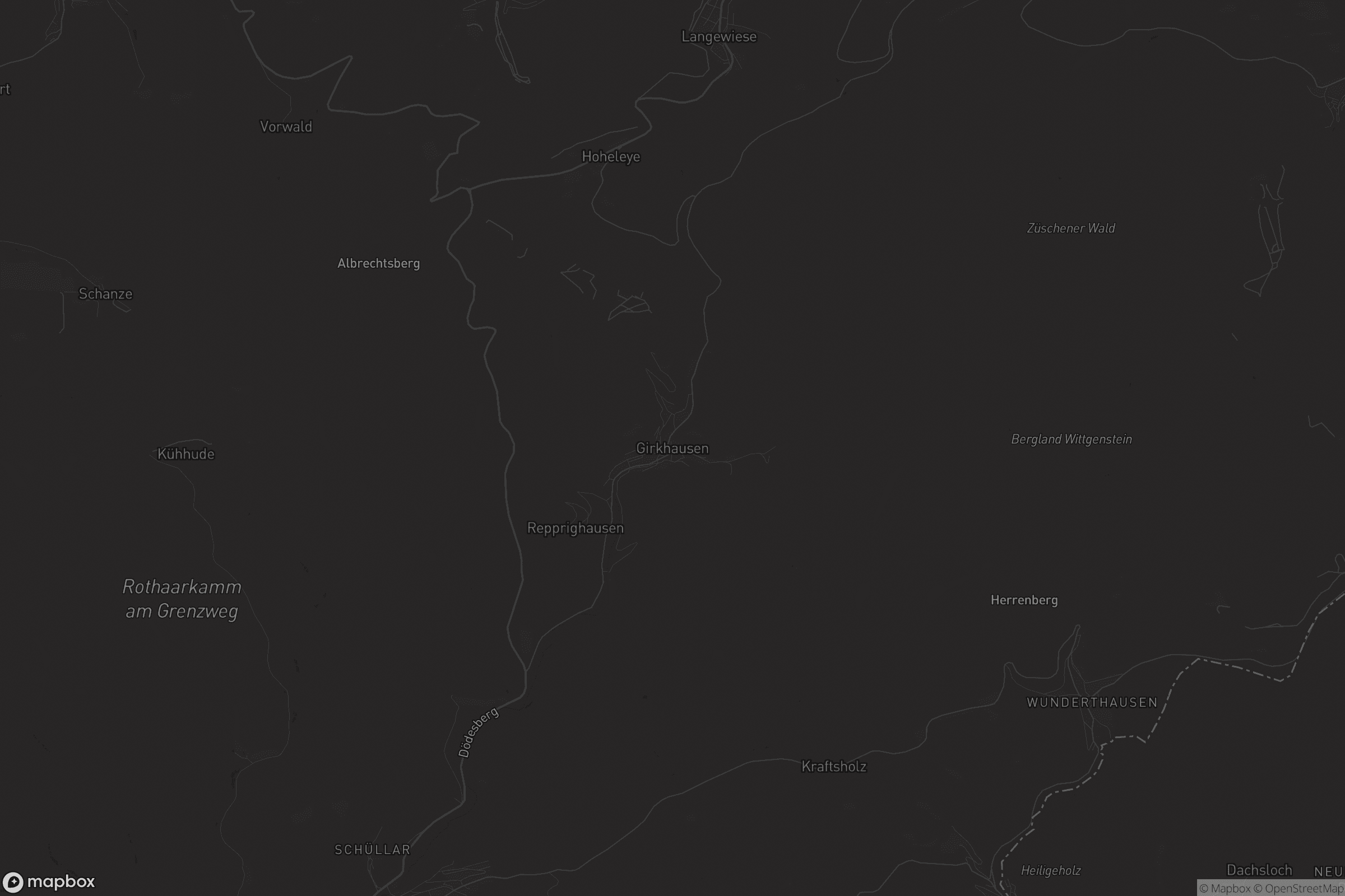 Karte von Girkhausen