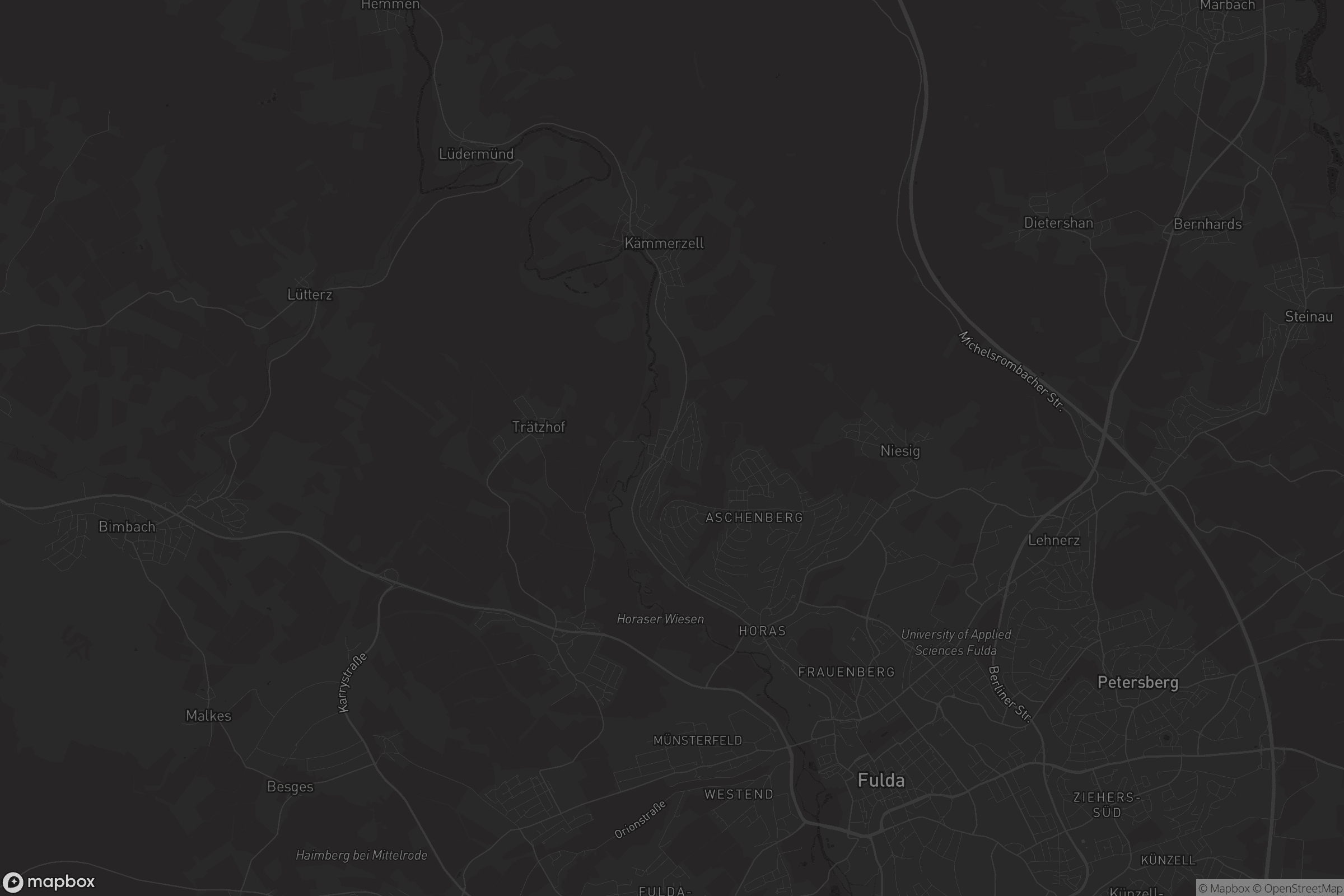 Karte von Gläserzell