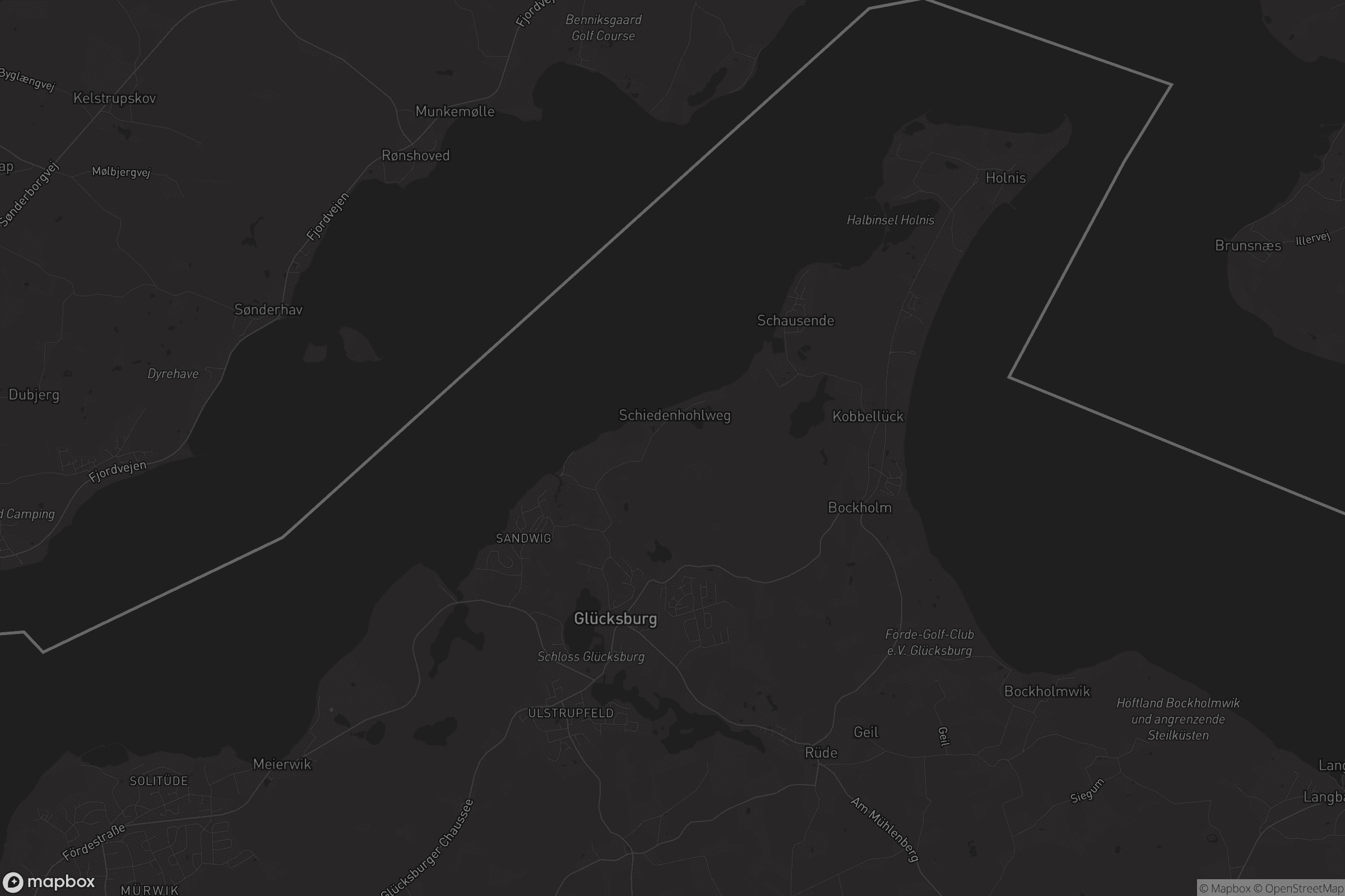 Karte von Glücksburg