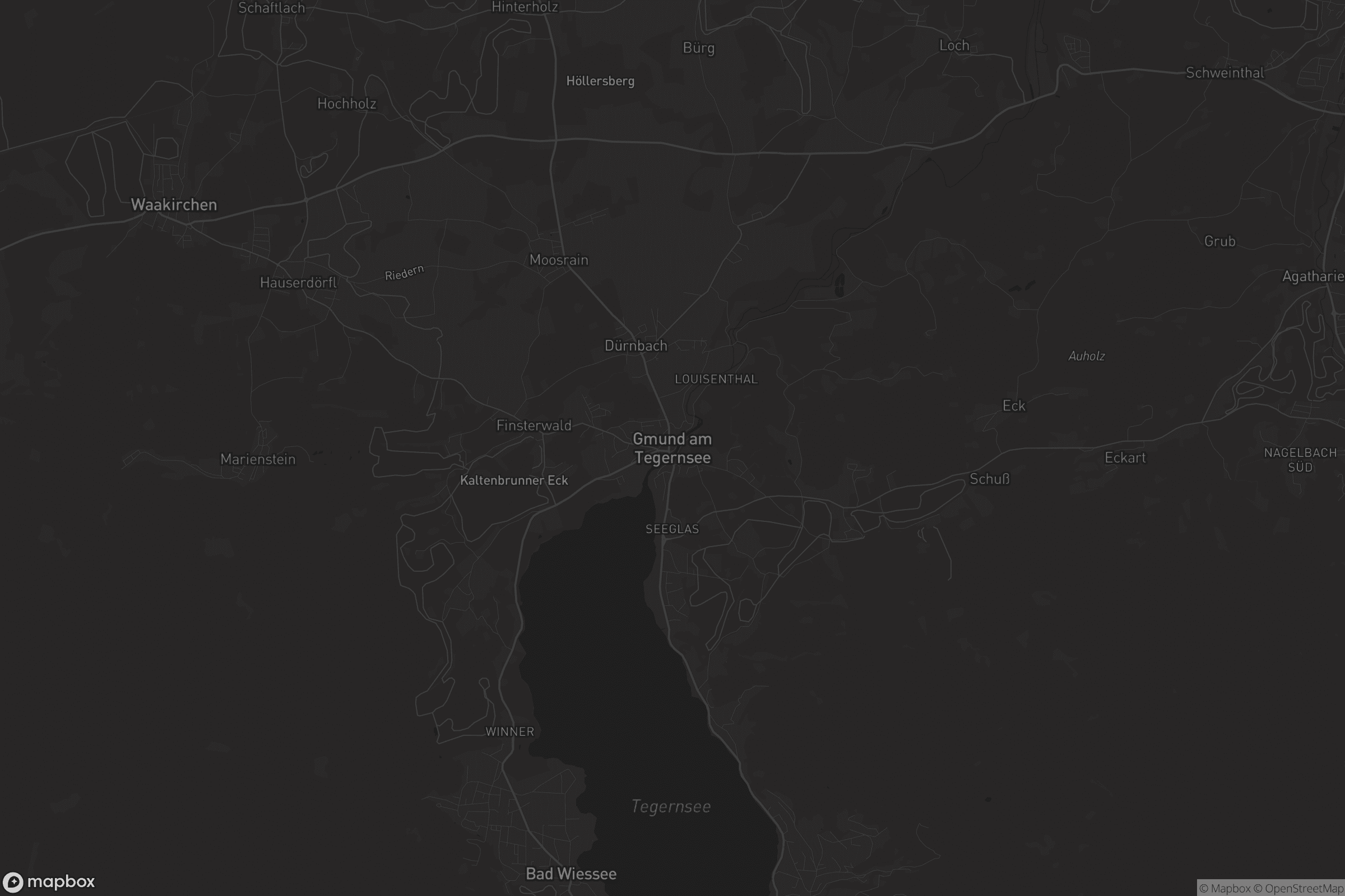 Karte von Gmund am Tegernsee