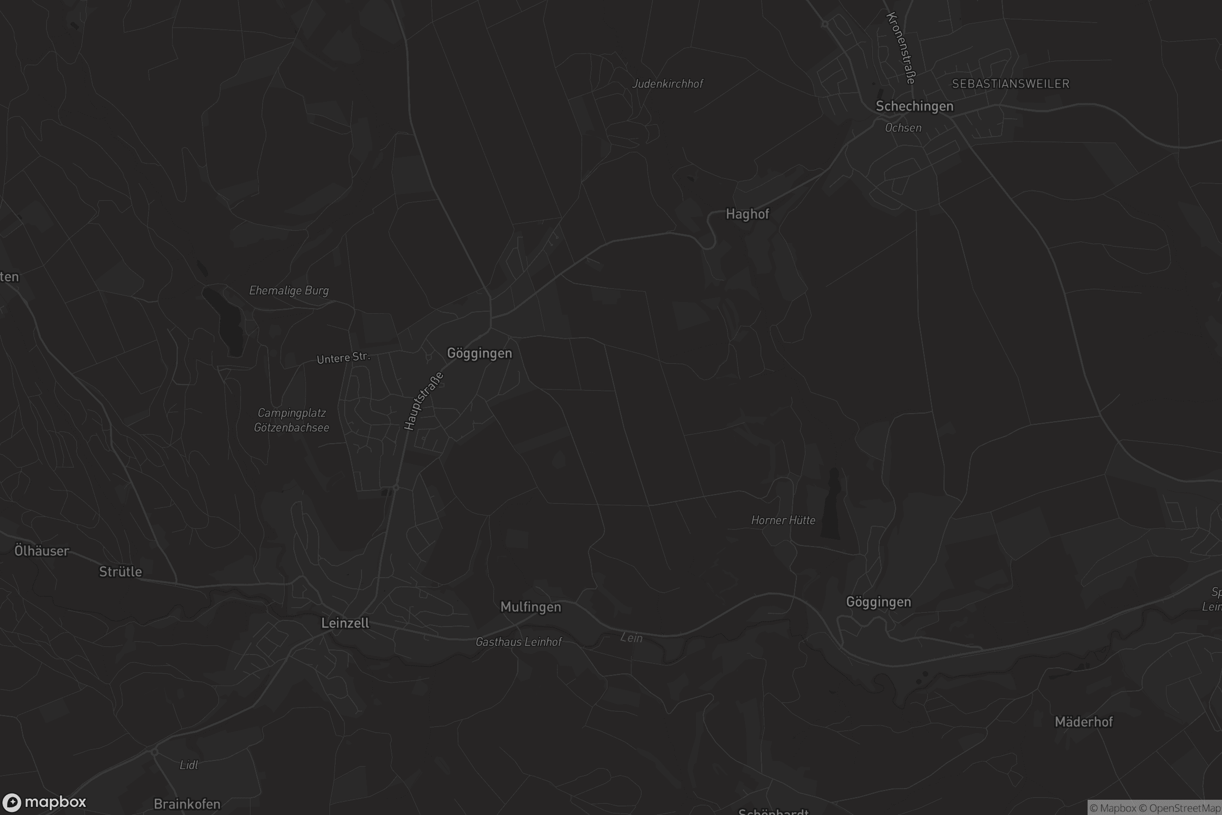 Karte von Göggingen