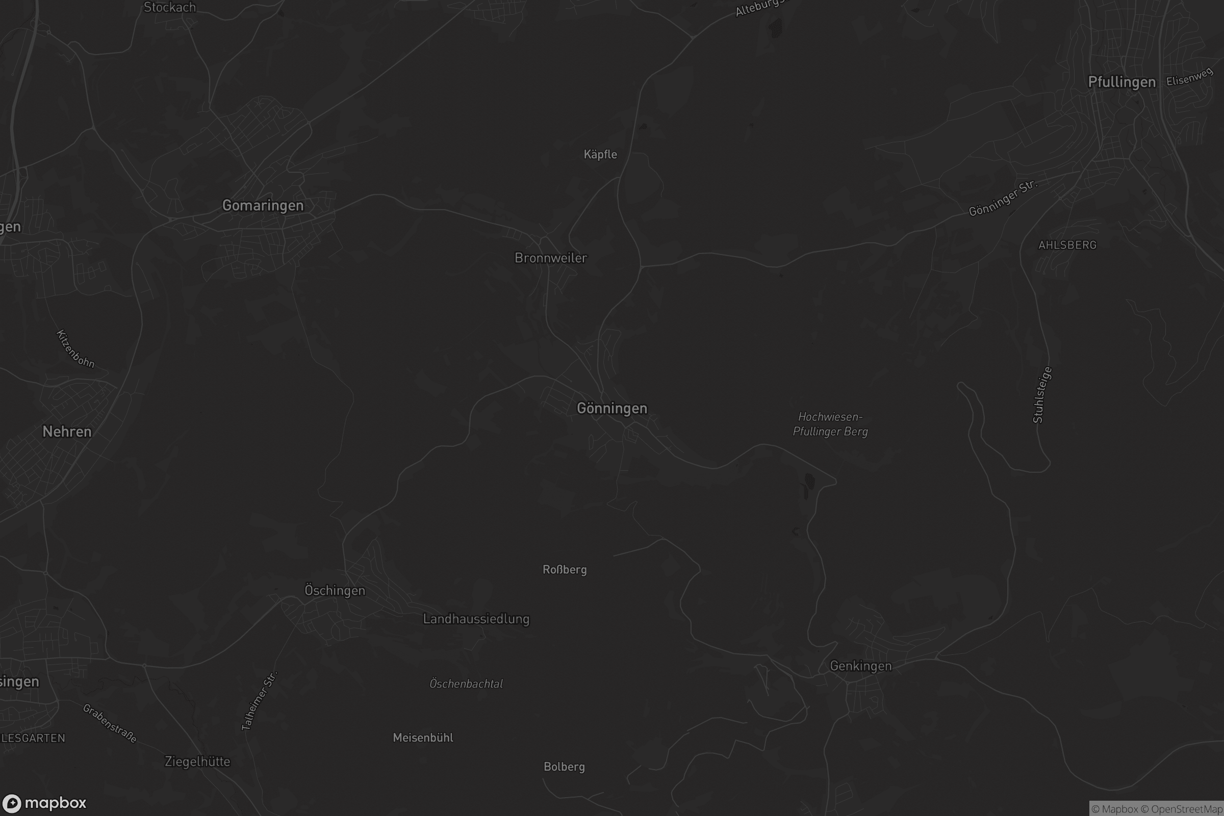 Karte von Gönningen