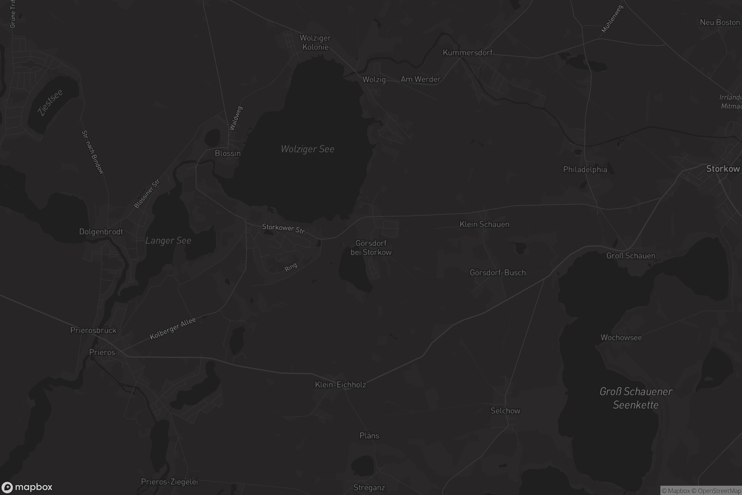 Karte von Görsdorf bei Storkow