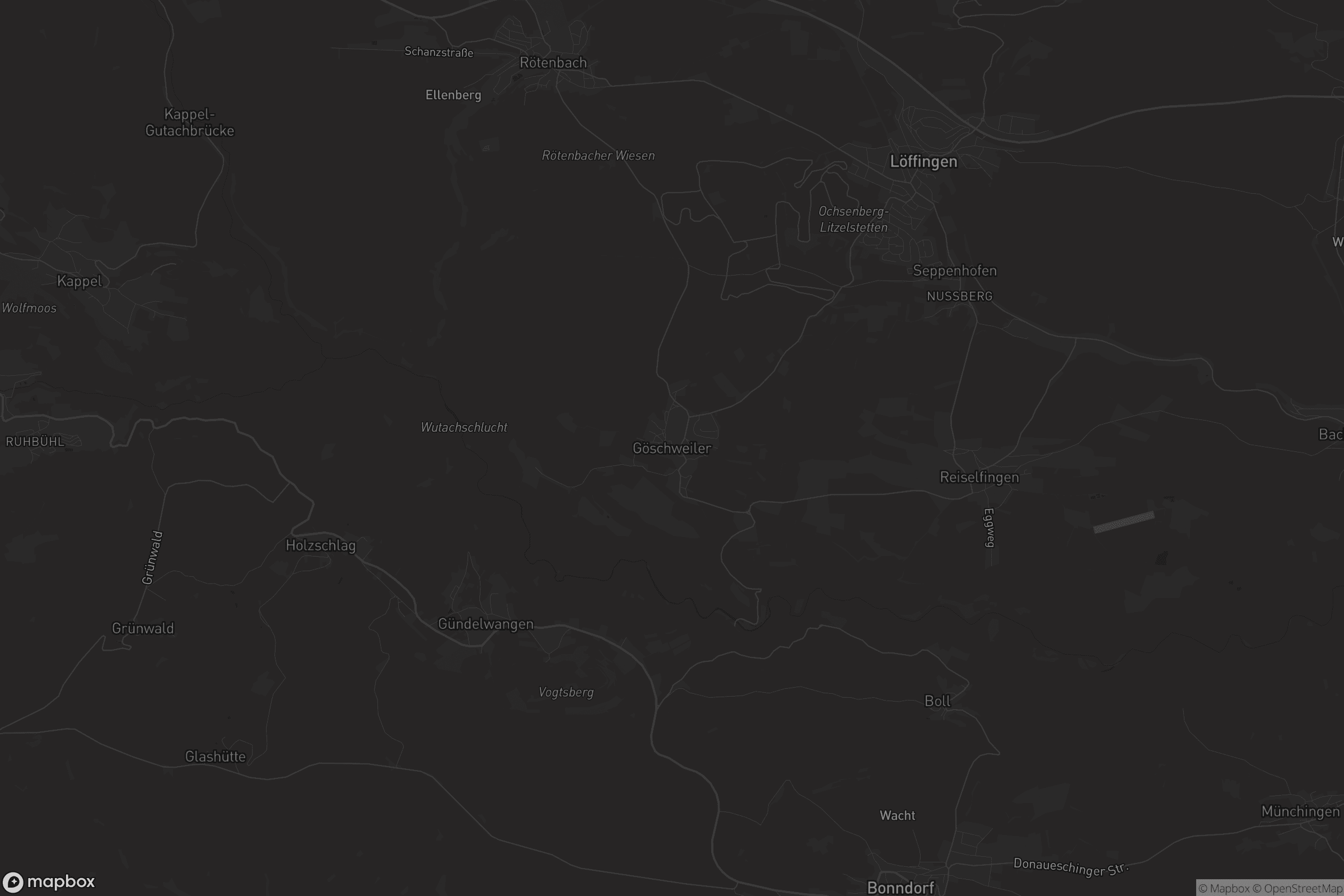 Karte von Göschweiler