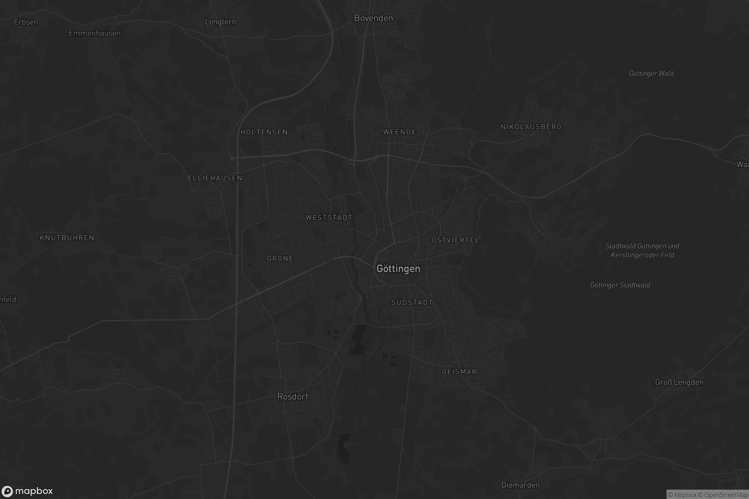 Karte von Göttingen