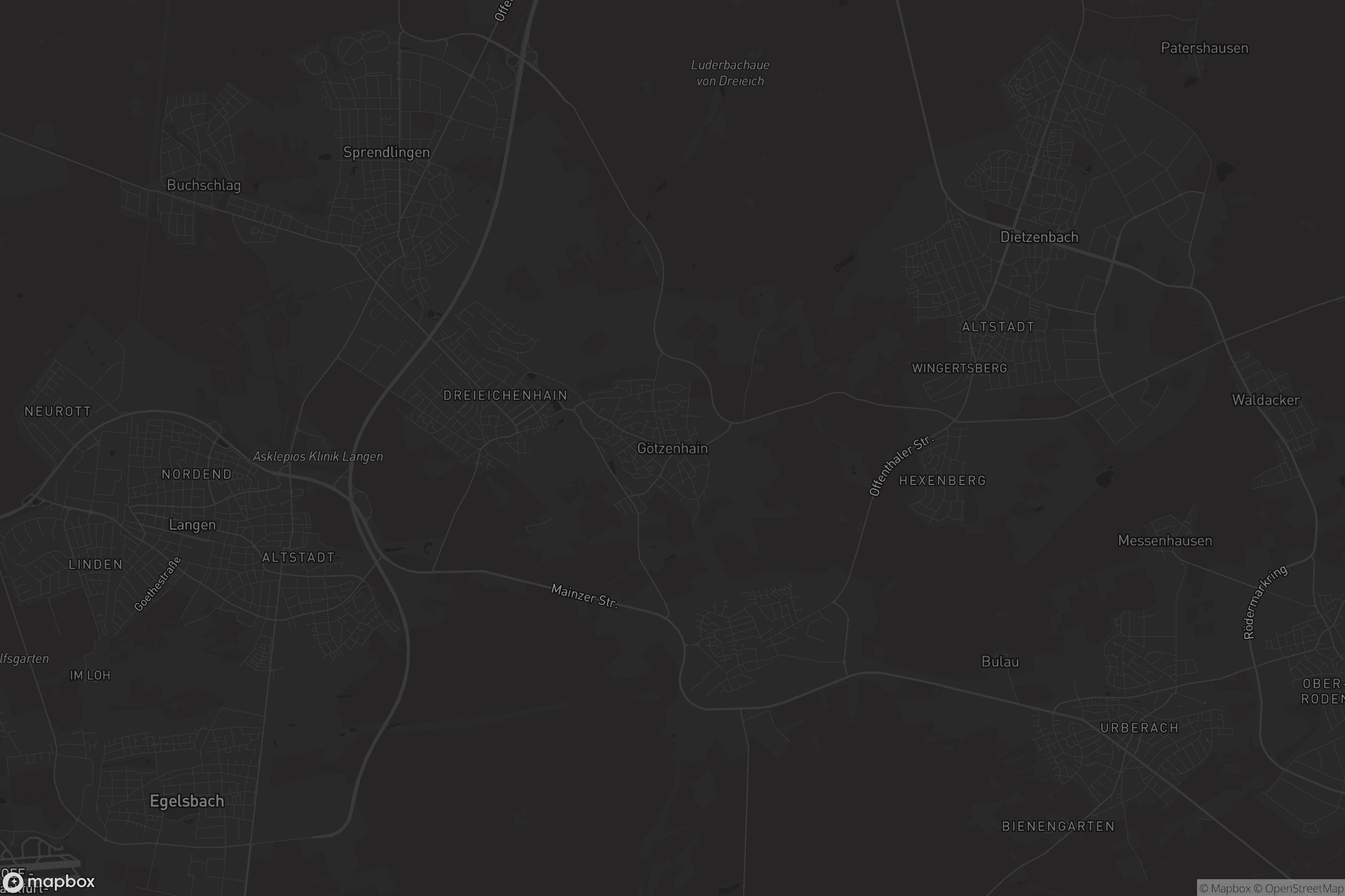 Karte von Götzenhain