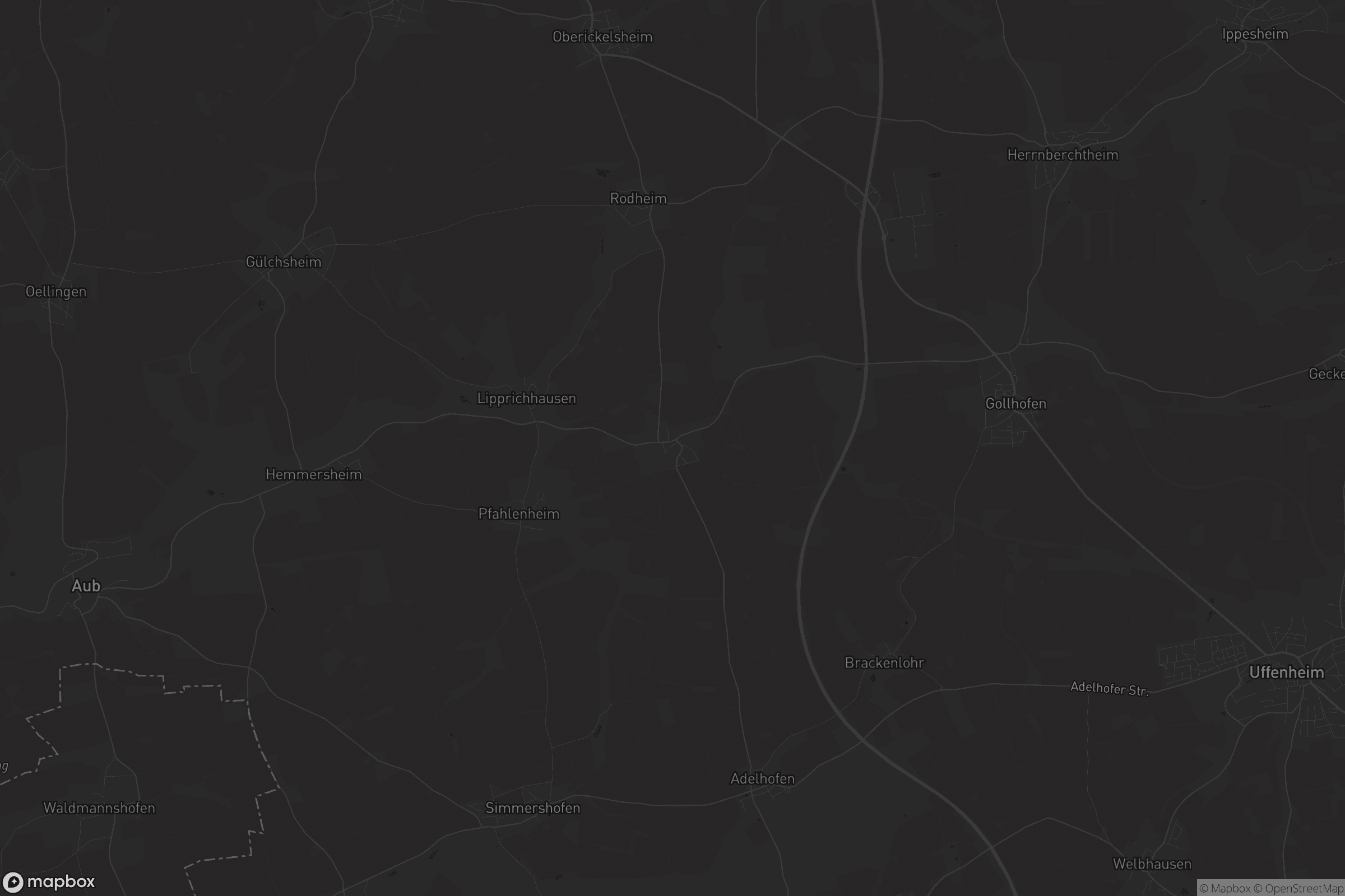 Karte von Gollachostheim