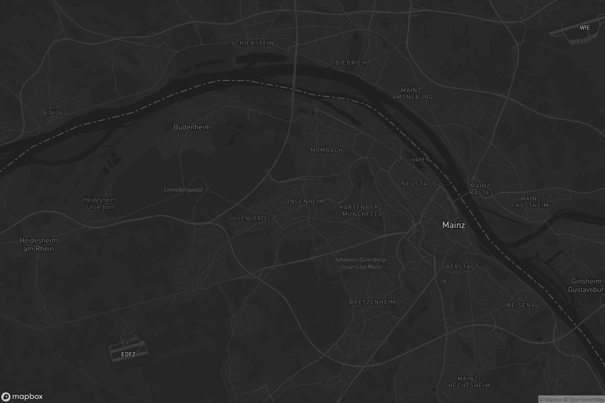 Karte von Gonsenheim