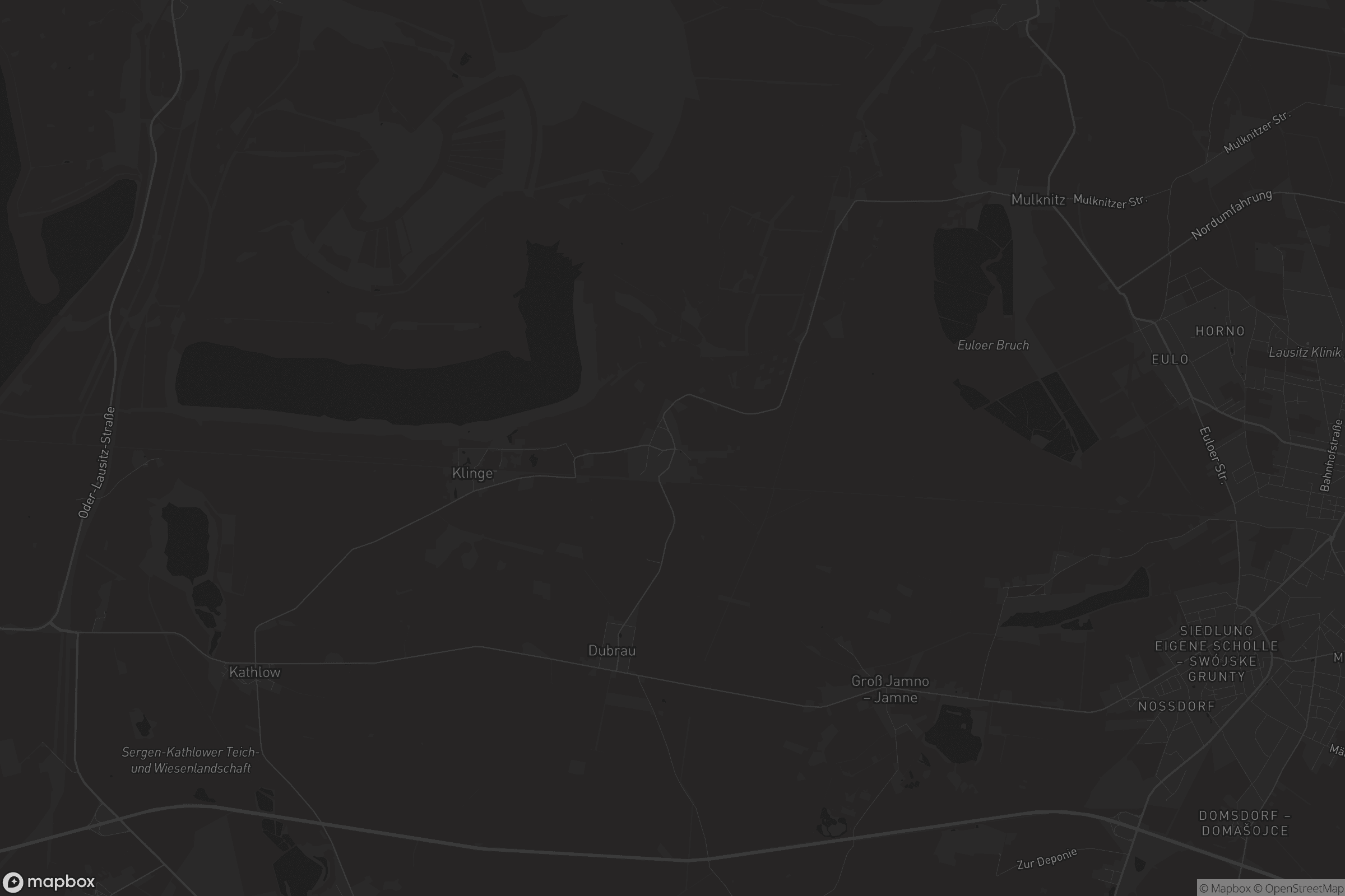 Karte von Gosda - Gózd