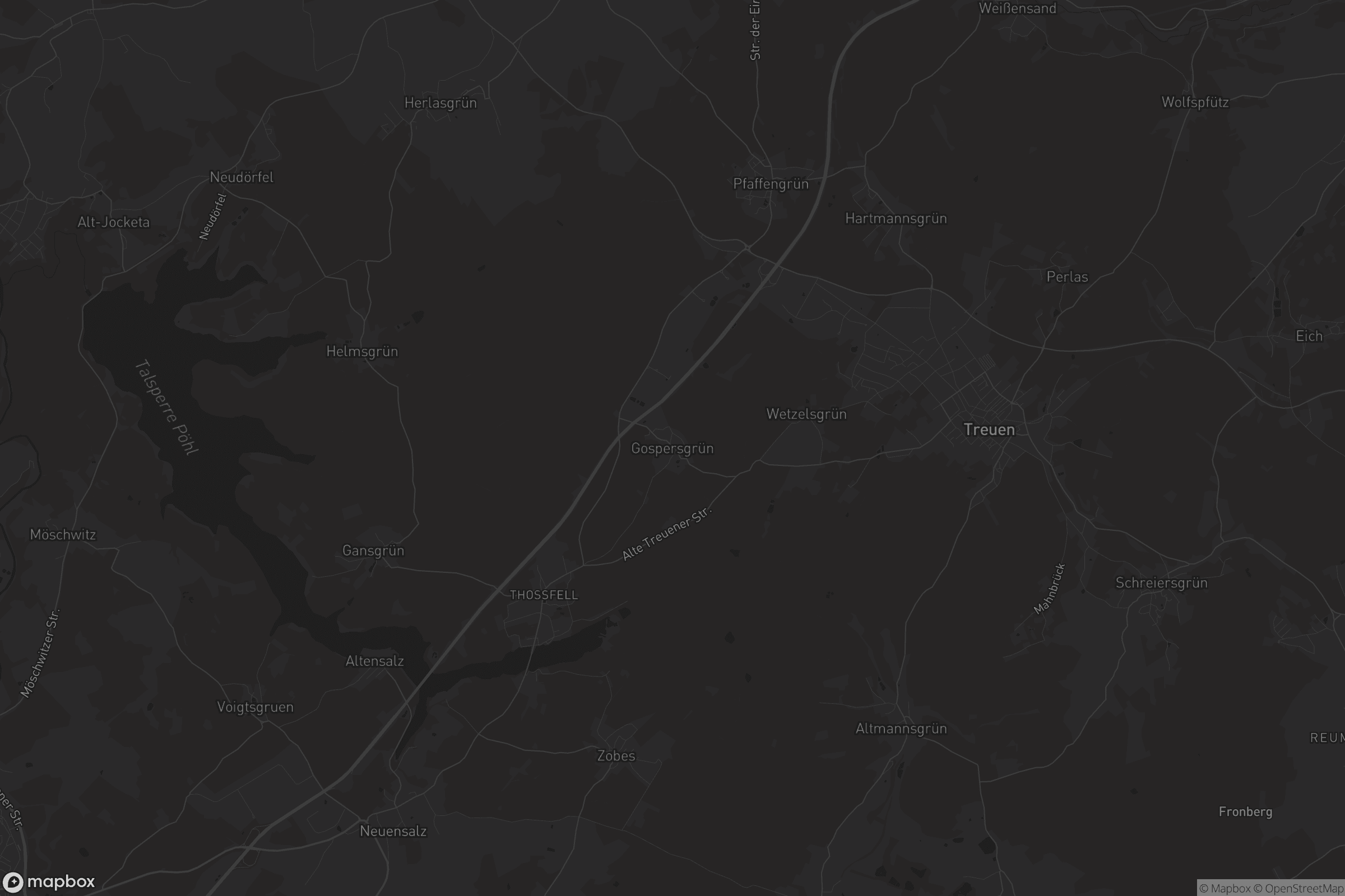 Karte von Gospersgrün