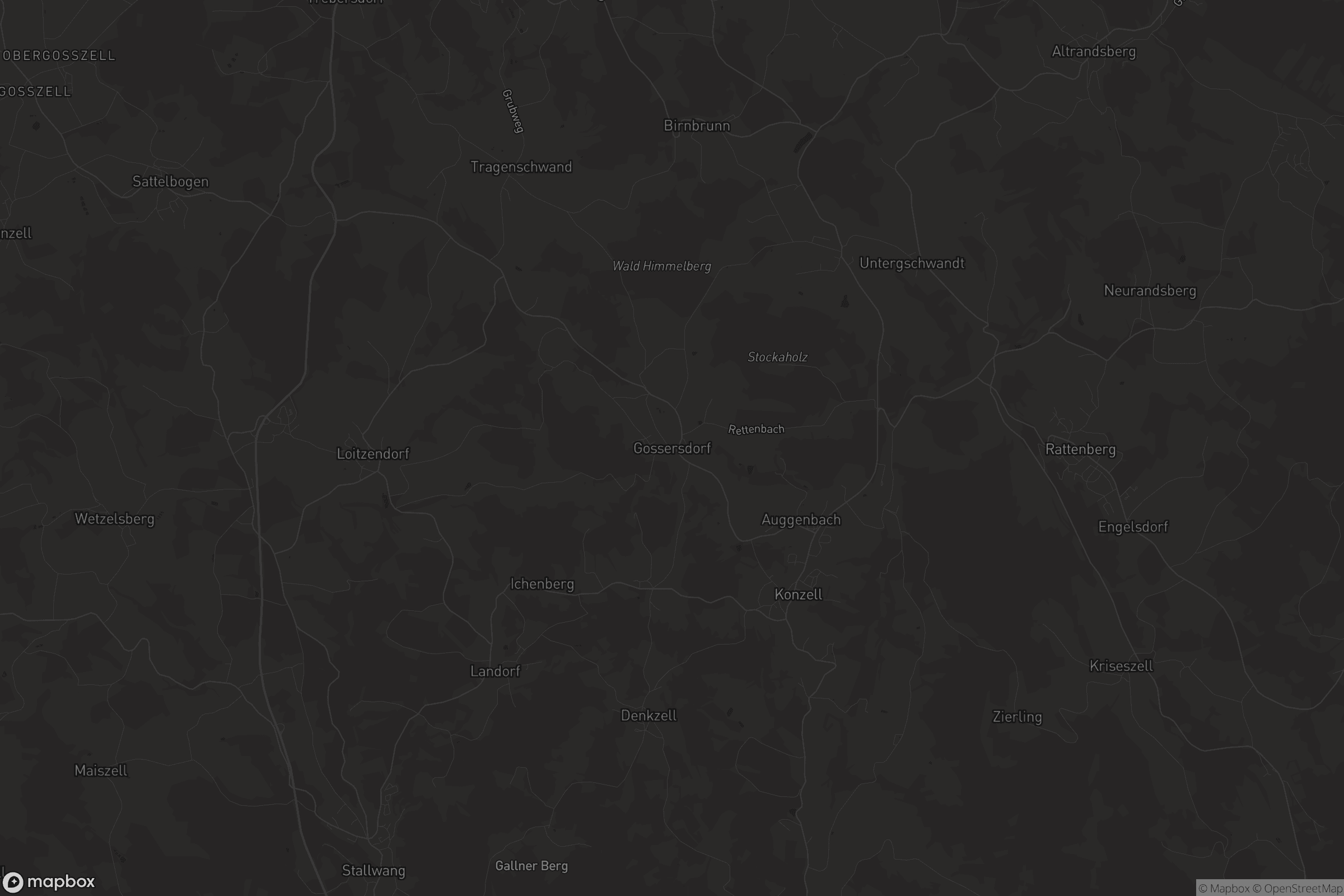 Karte von Gossersdorf