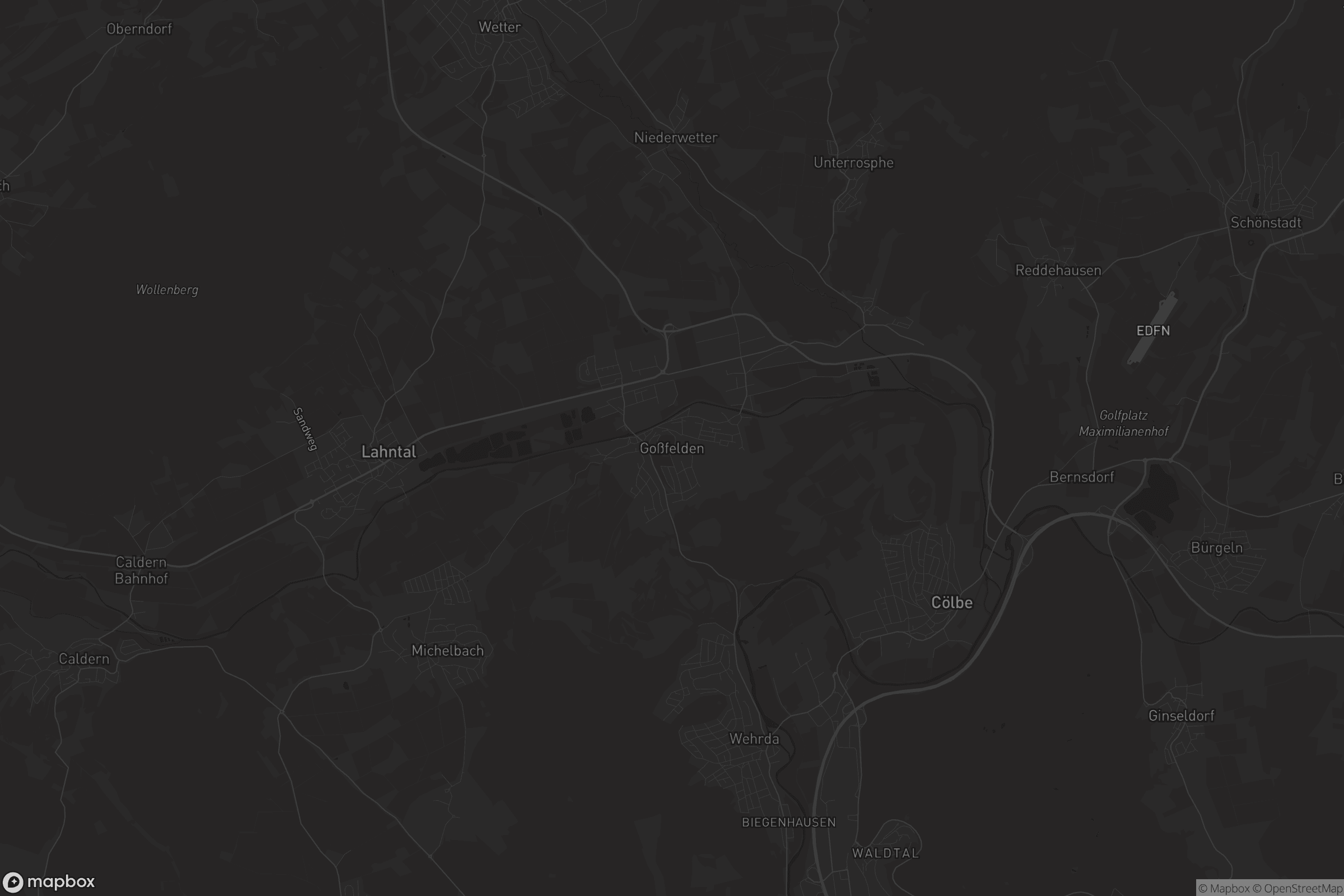 Karte von Goßfelden