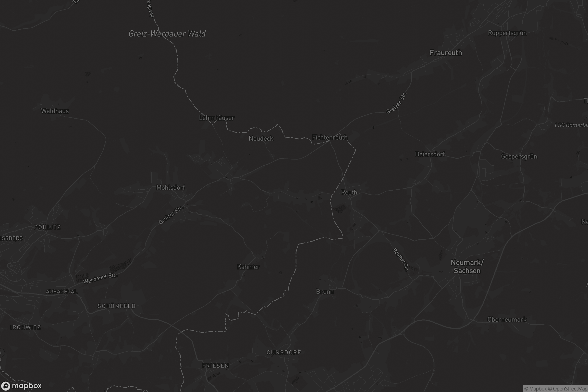 Karte von Gottesgrün