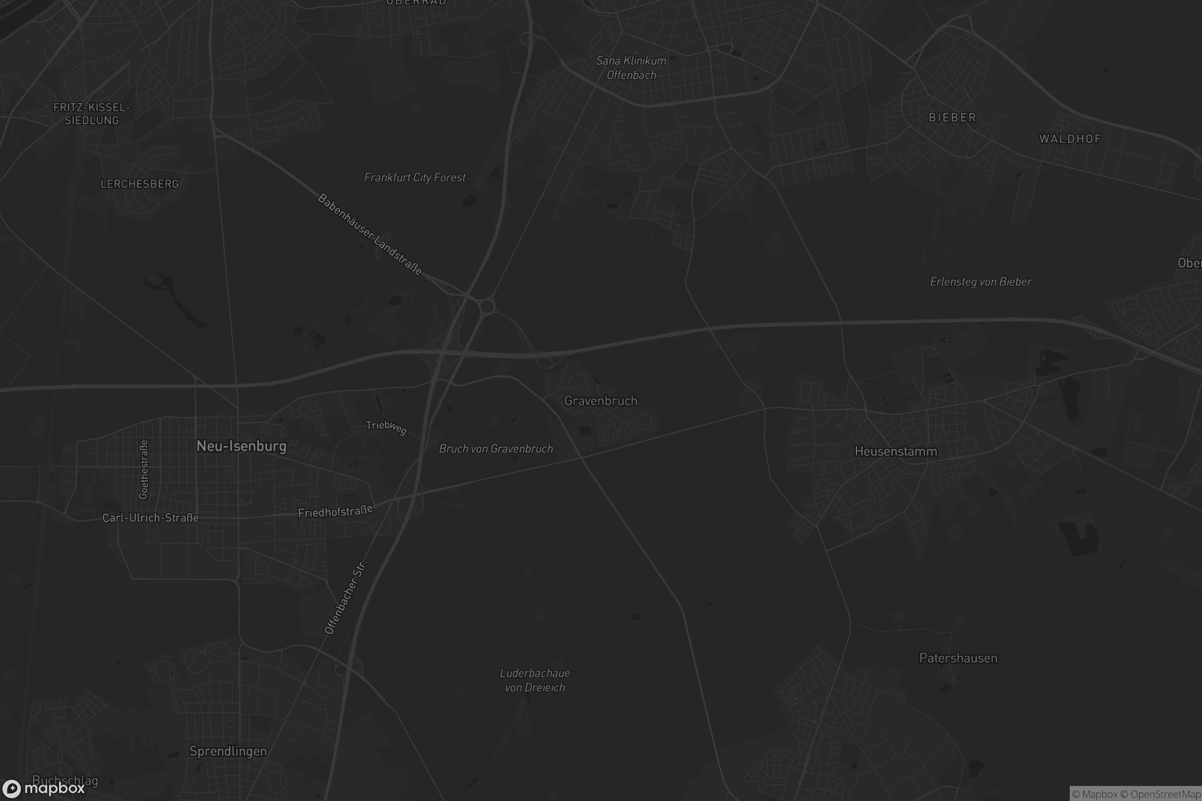 Karte von Gravenbruch