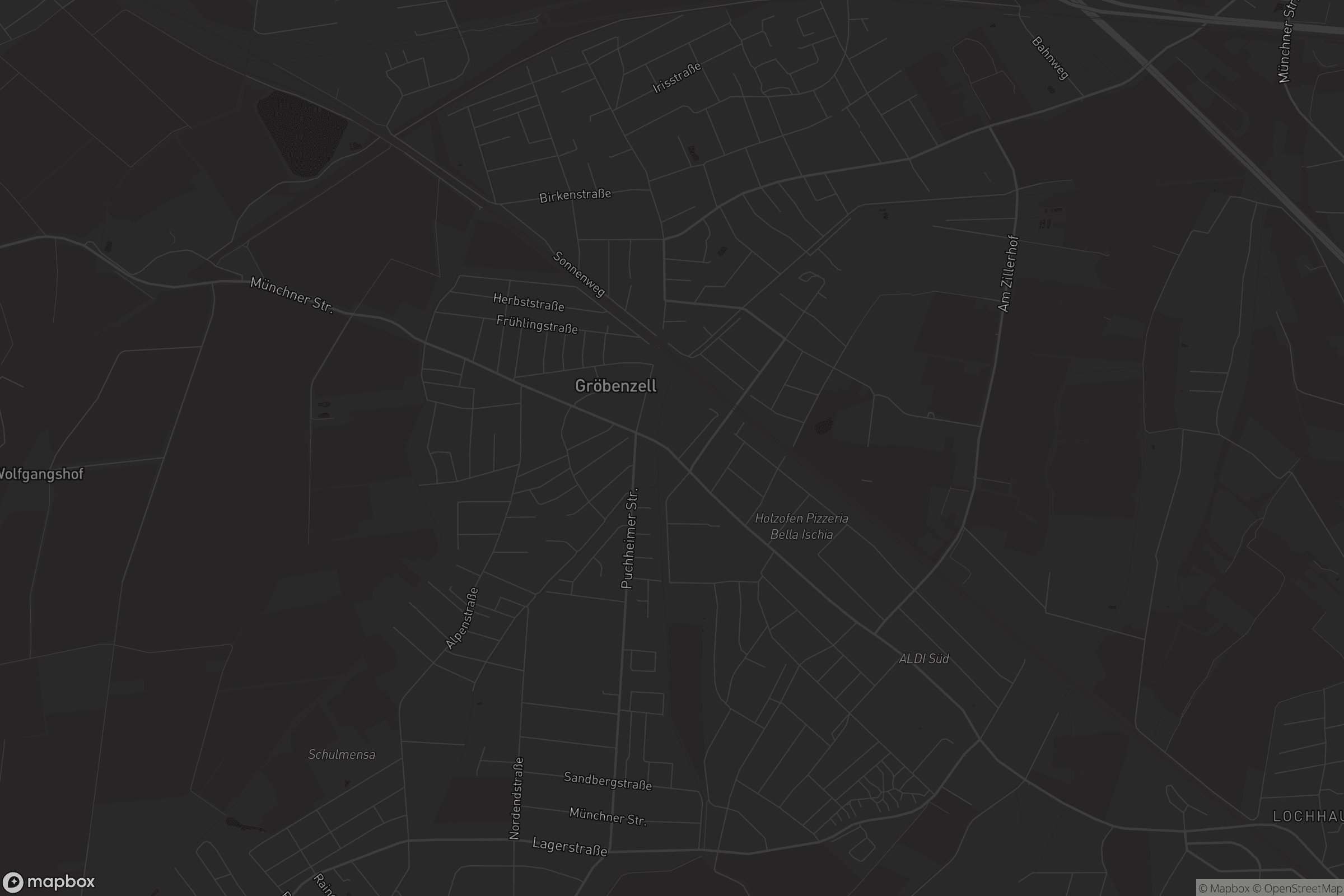 Karte von Gröbenzell