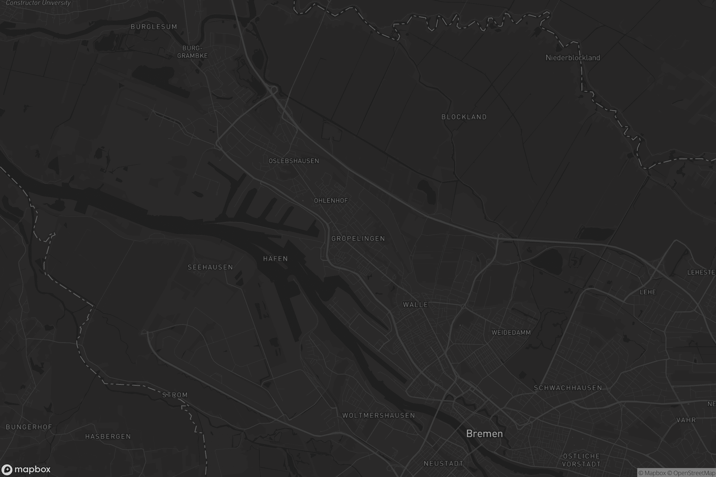 Karte von Gröpelingen