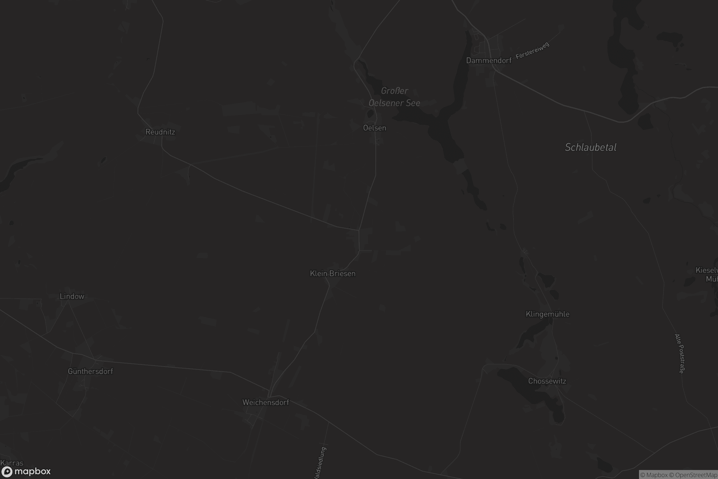 Karte von Groß Briesen