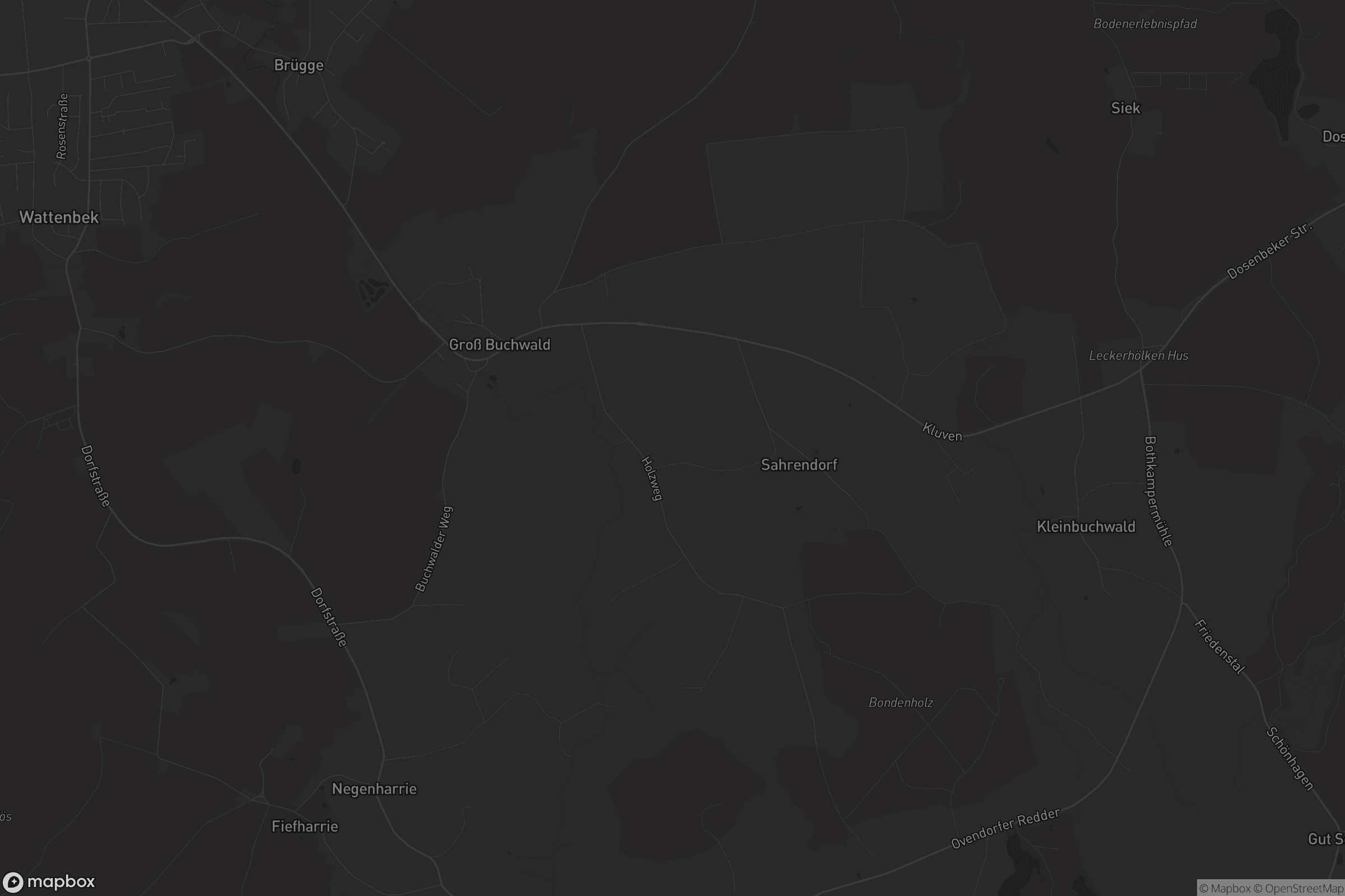 Karte von Groß Buchwald