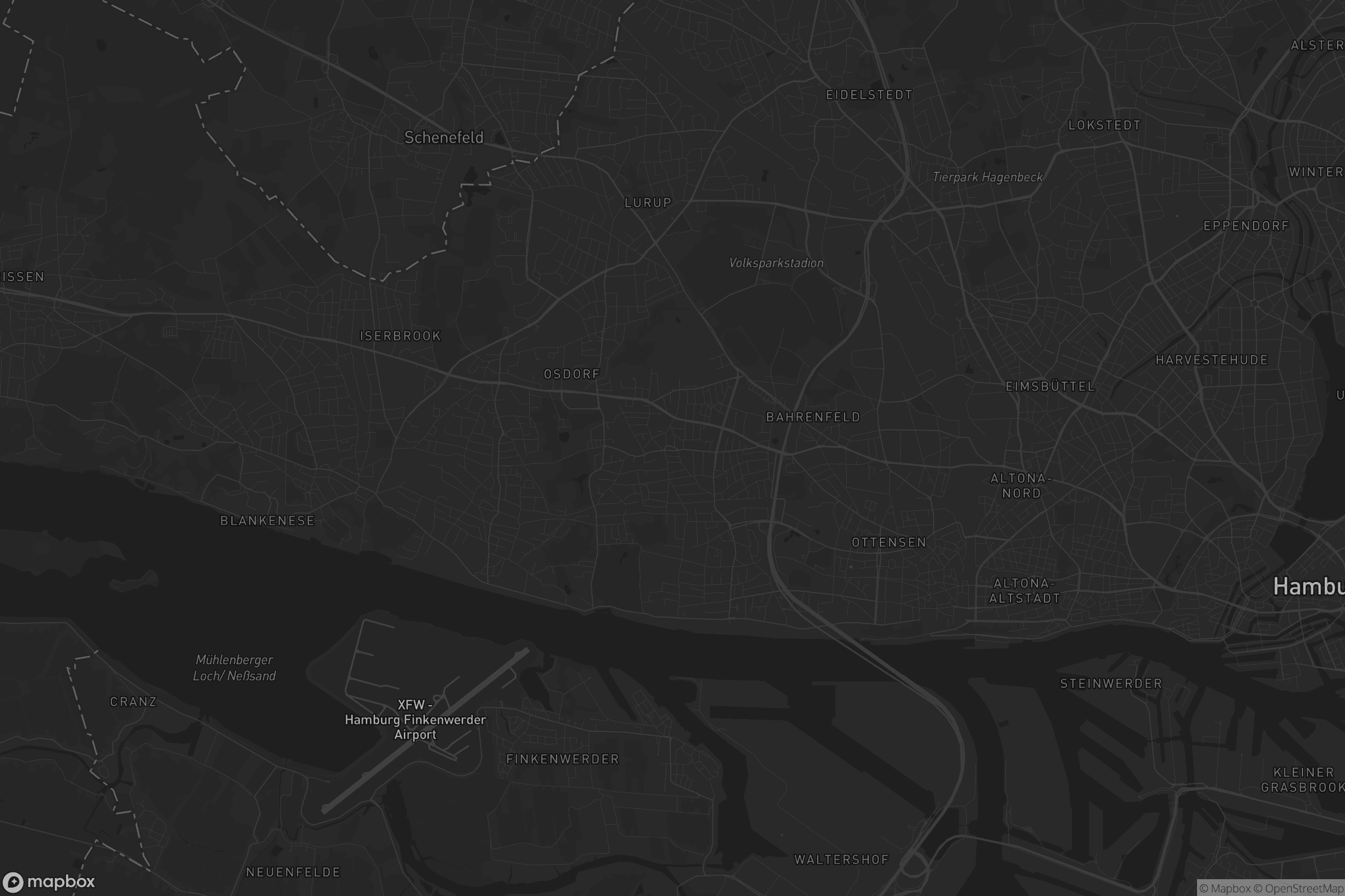 Karte von Groß Flottbek